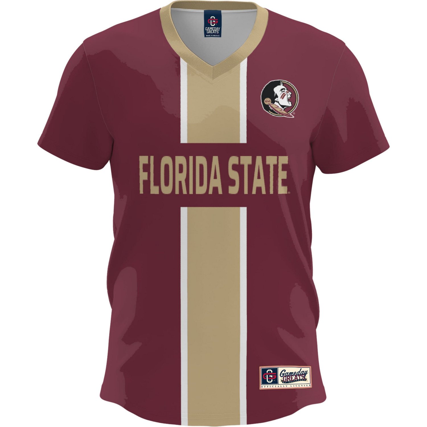 Youth GameDay Greats Florida State Seminoles Lightweight Soccer Fashion Jersey - view number 2