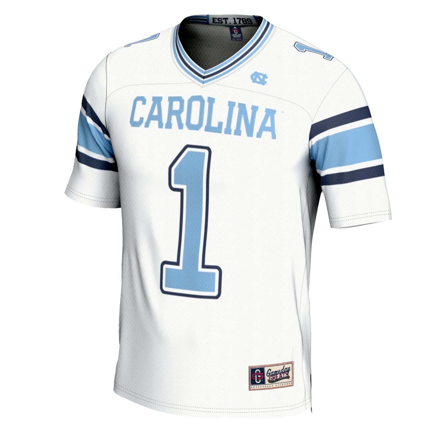 Youth GameDay Greats North Carolina Tar Heels 1 Football Jersey - view number 2