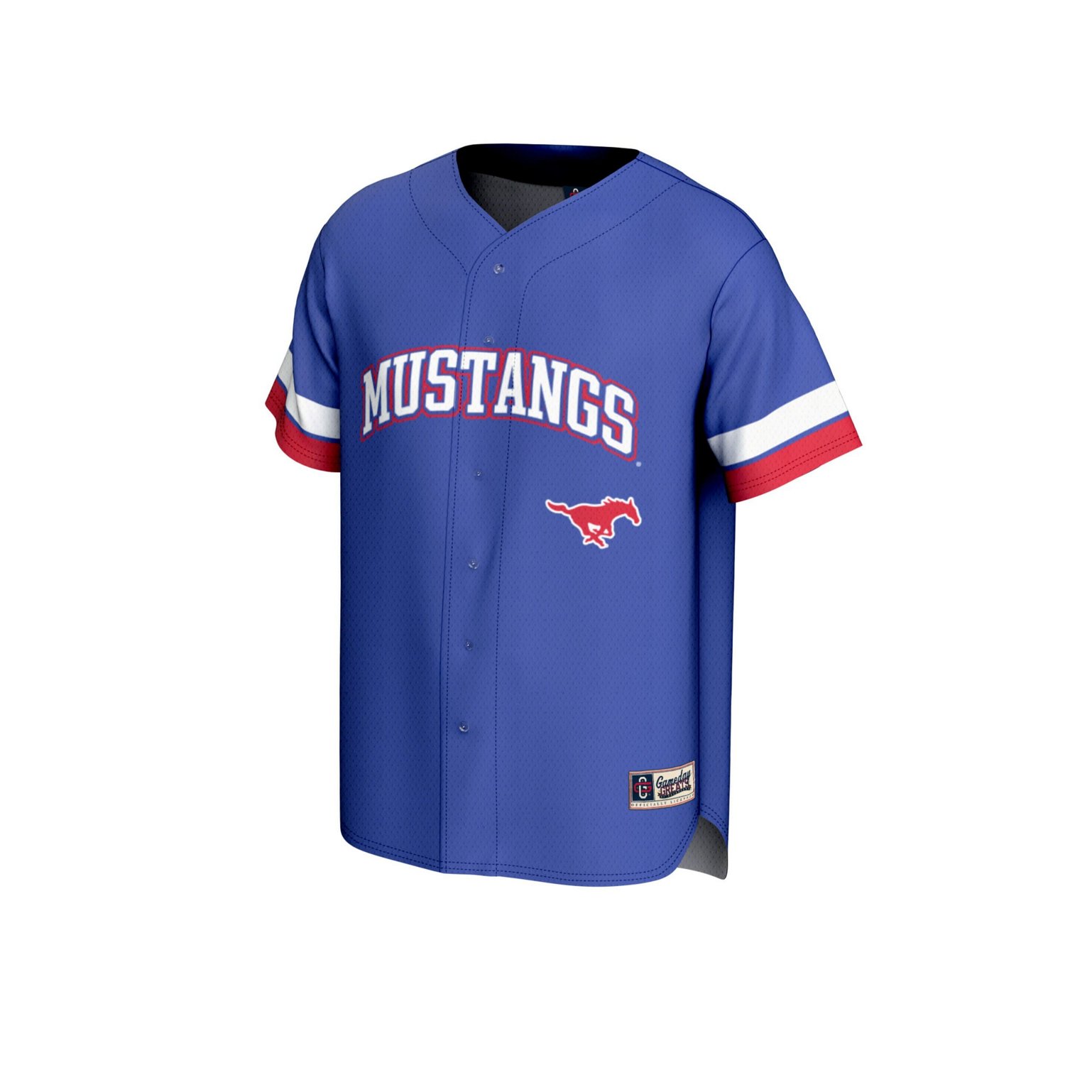Youth GameDay Greats SMU Mustangs Baseball Jersey - view number 2