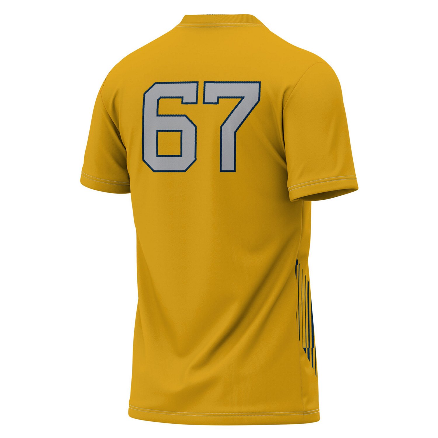 Youth GameDay Greats West Virginia Mountaineers Lightweight Soccer Jersey - view number 3
