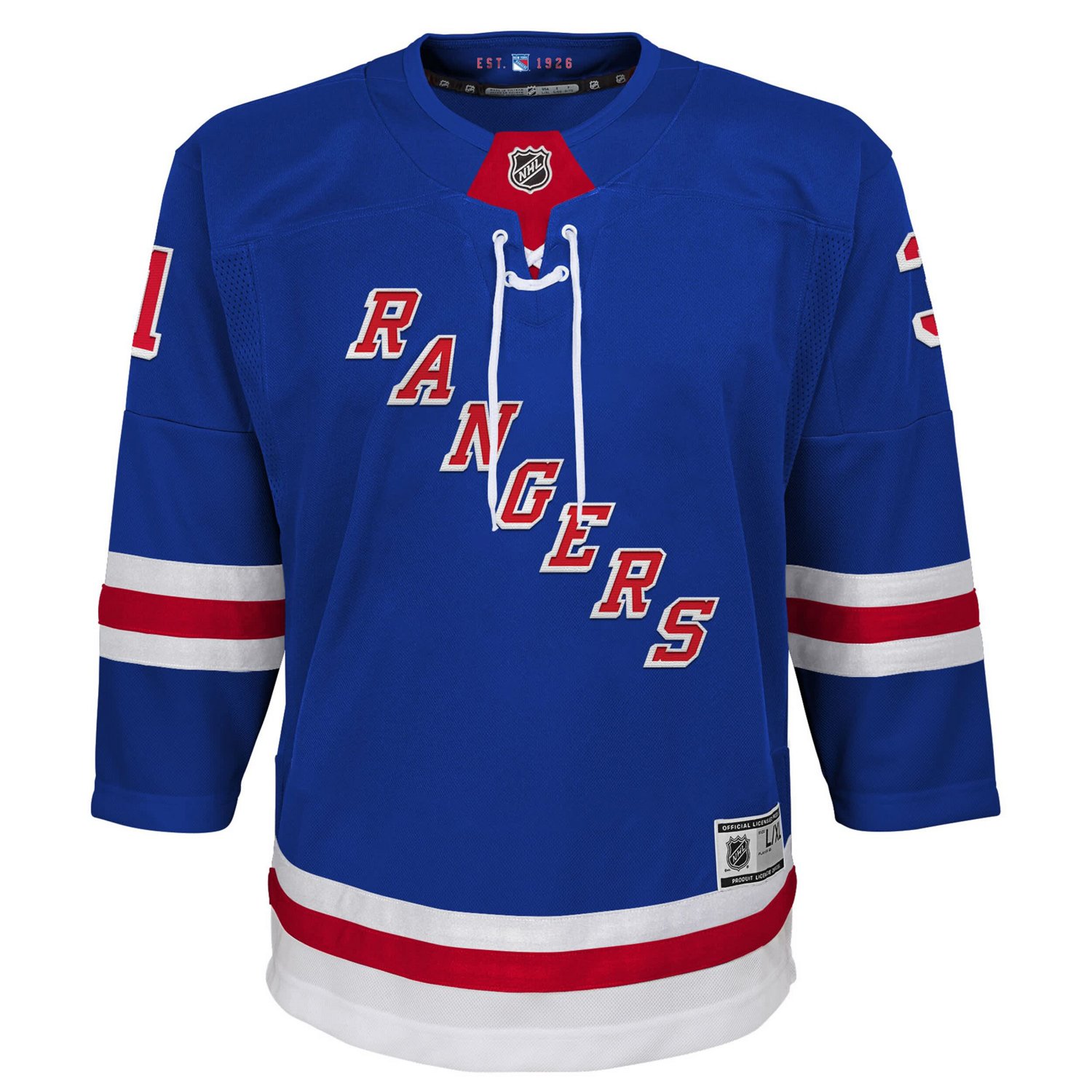 Youth Igor Shesterkin New York Rangers Home Premier Player Jersey - view number 2