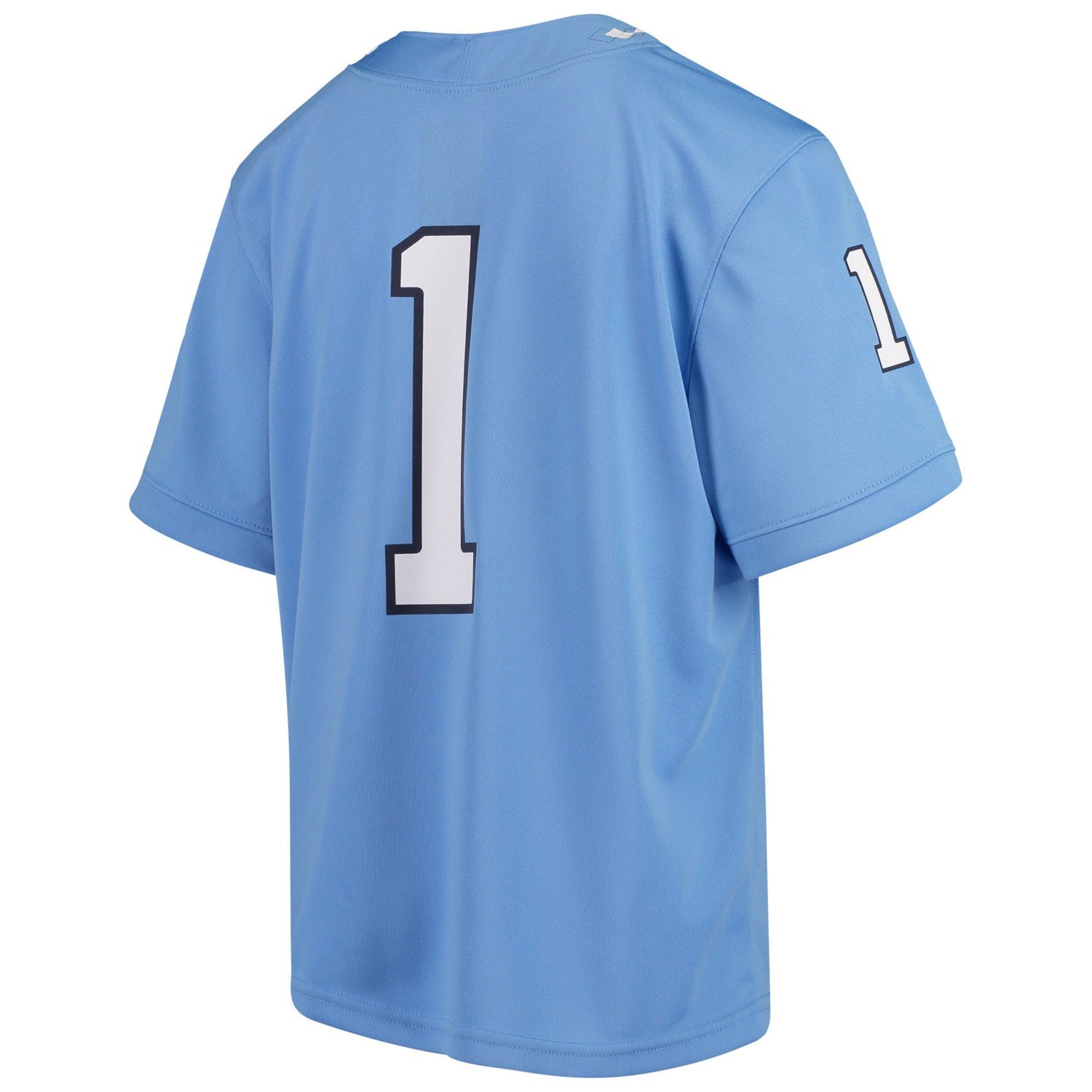 Youth Jordan Brand 1 Carolina North Carolina Tar Heels Team Replica Football Jersey - view number 4