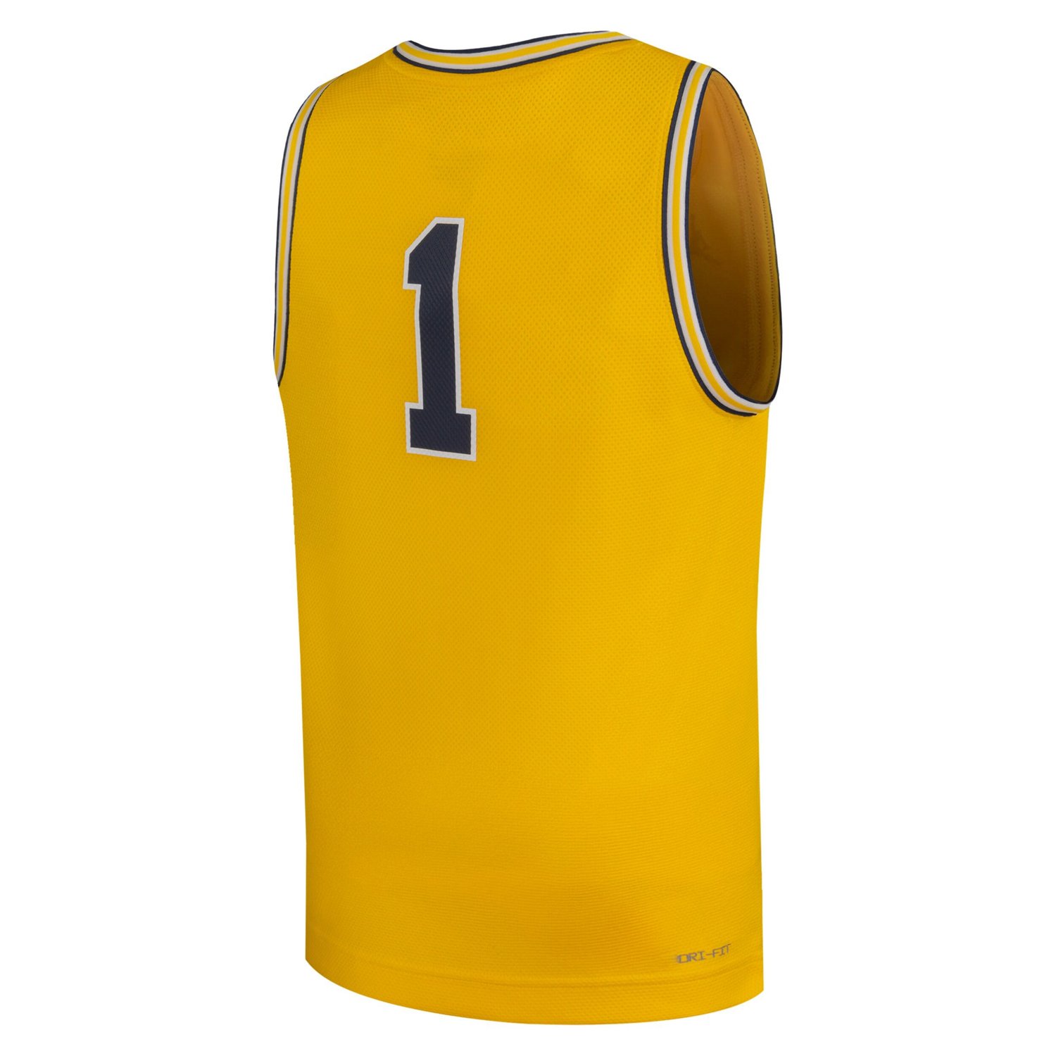 Youth Jordan Brand 1 Michigan Wolverines Replica Basketball Jersey - view number 3
