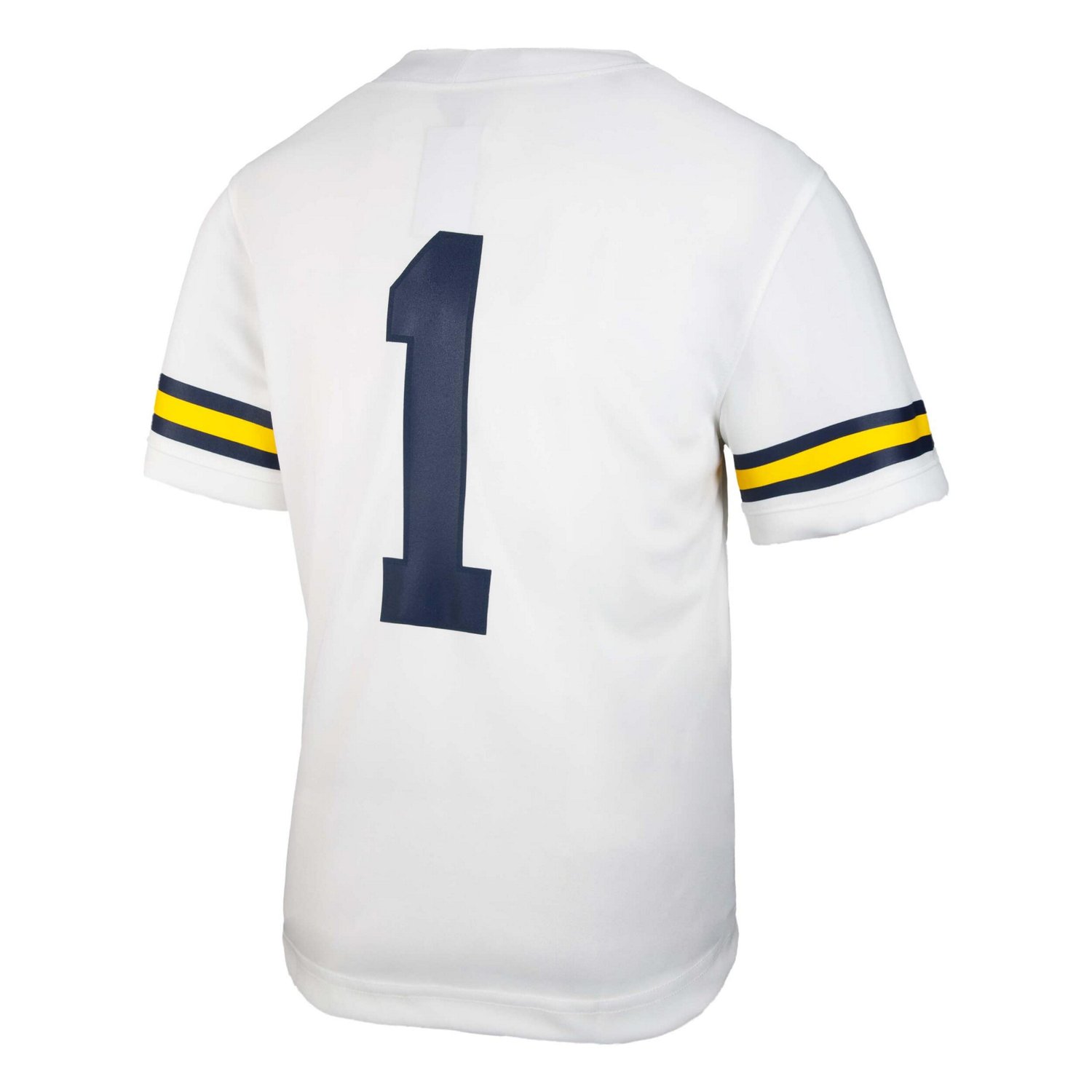 Youth Jordan Brand 1 Michigan Wolverines Untouchable Replica Game Jersey - view number 3