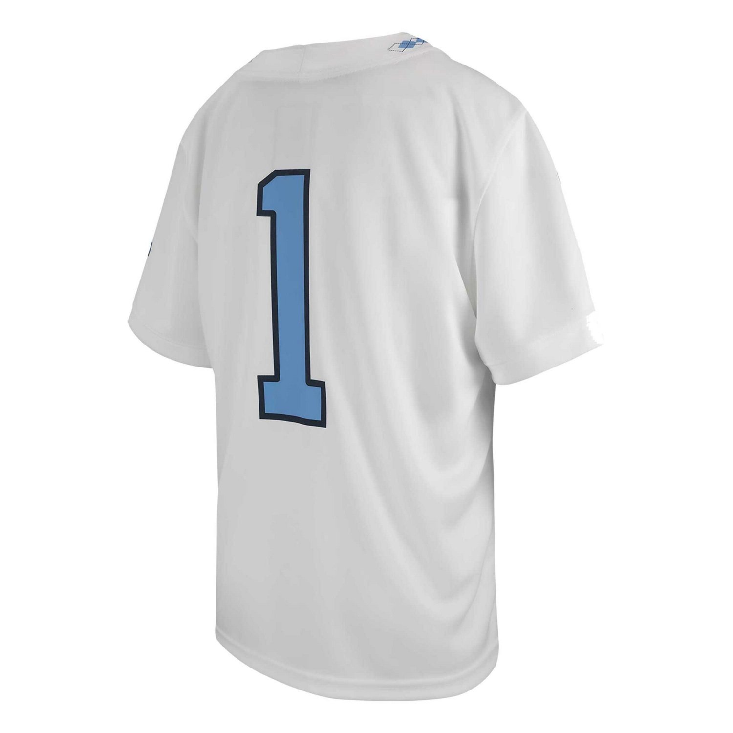 Youth Jordan Brand 1 North Carolina Tar Heels Untouchable Replica Game Jersey                                                    - view number 3