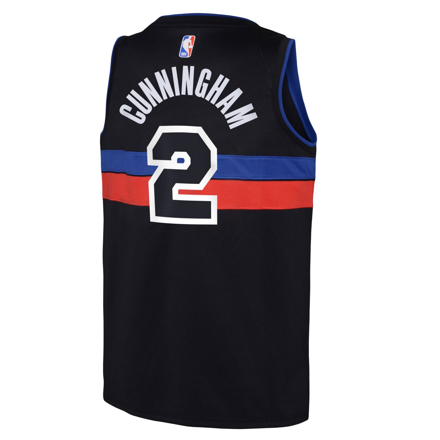 Youth Jordan Brand Cade Cunningham Detroit Pistons Swingman Jersey - Statement Edition - view number 3