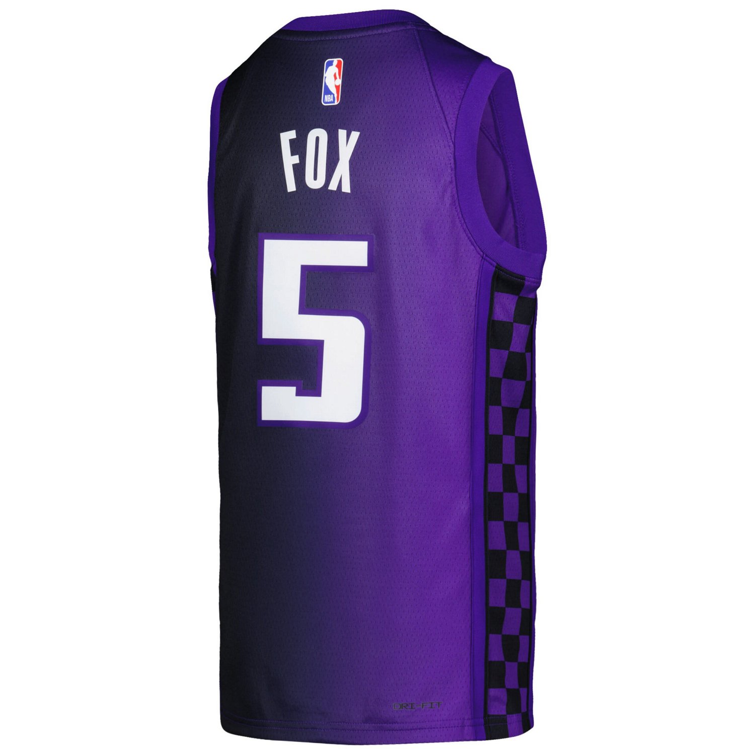Youth Jordan Brand De'Aaron Fox Sacramento Kings Swingman Jersey - Statement Edition                                             - view number 3