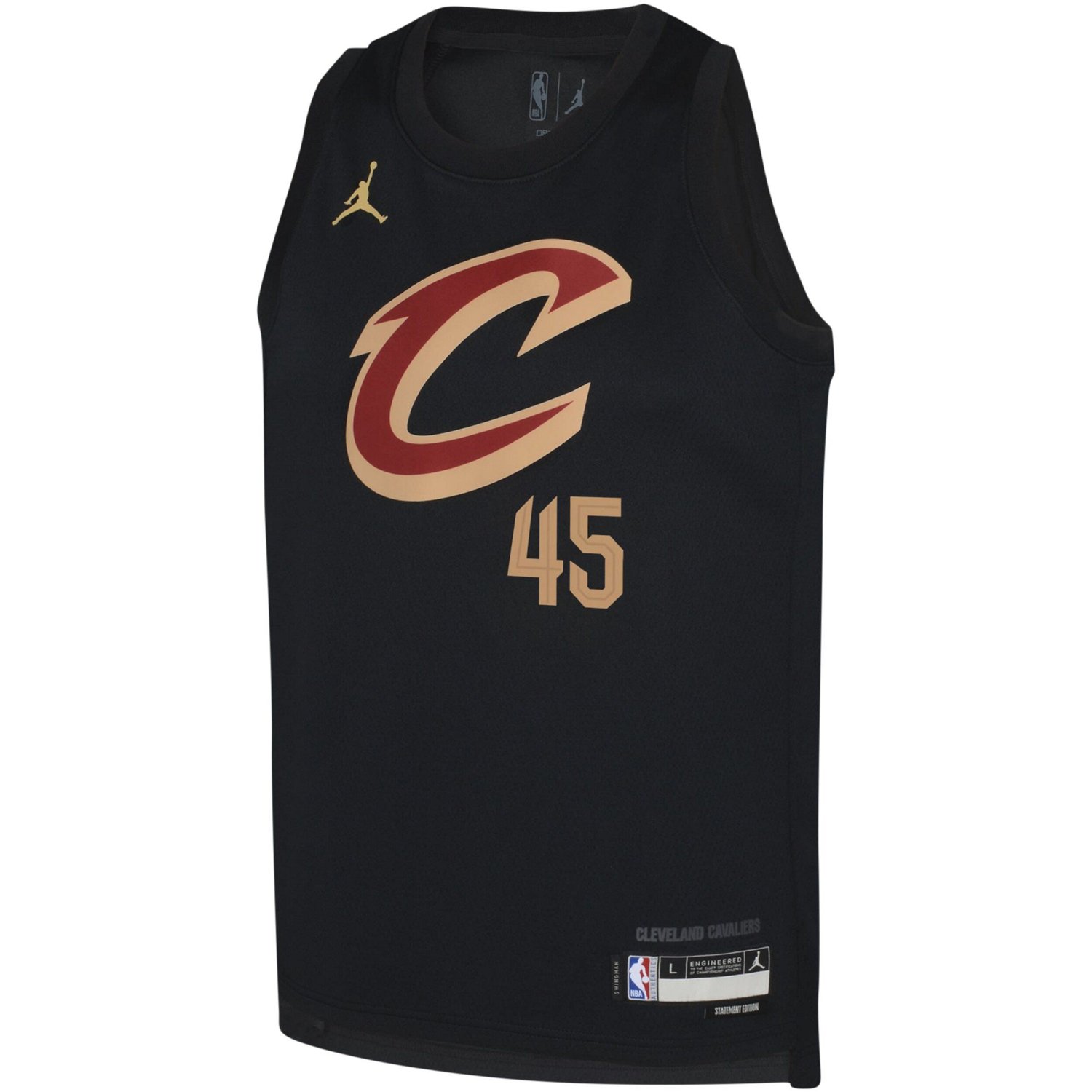 Youth Jordan Brand Donovan Mitchell Cleveland Cavaliers Swingman Jersey - Statement - view number 2
