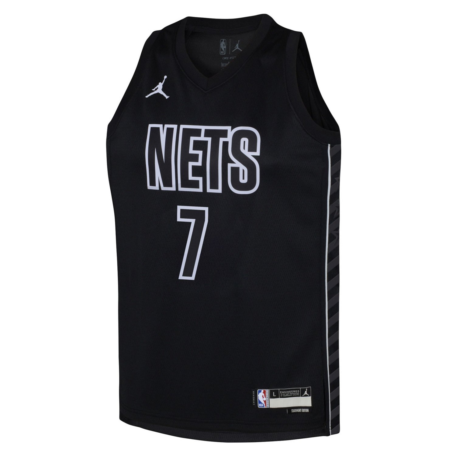 Youth Jordan Brand Kevin Durant Brooklyn Nets Swingman Jersey - Statement Edition                                                - view number 2