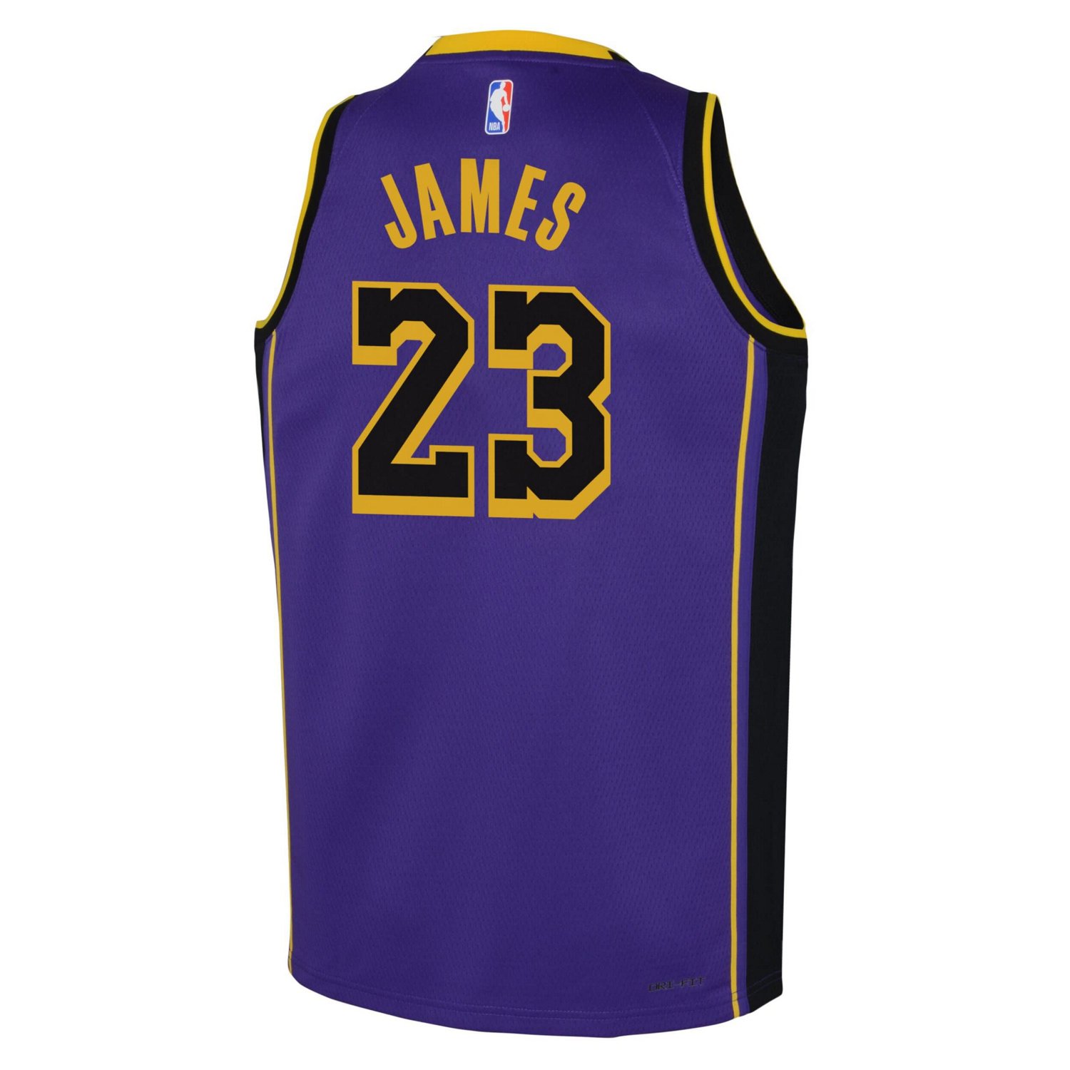 Youth Jordan Brand LeBron James Los Angeles Lakers Swingman Jersey - Statement Edition - view number 3