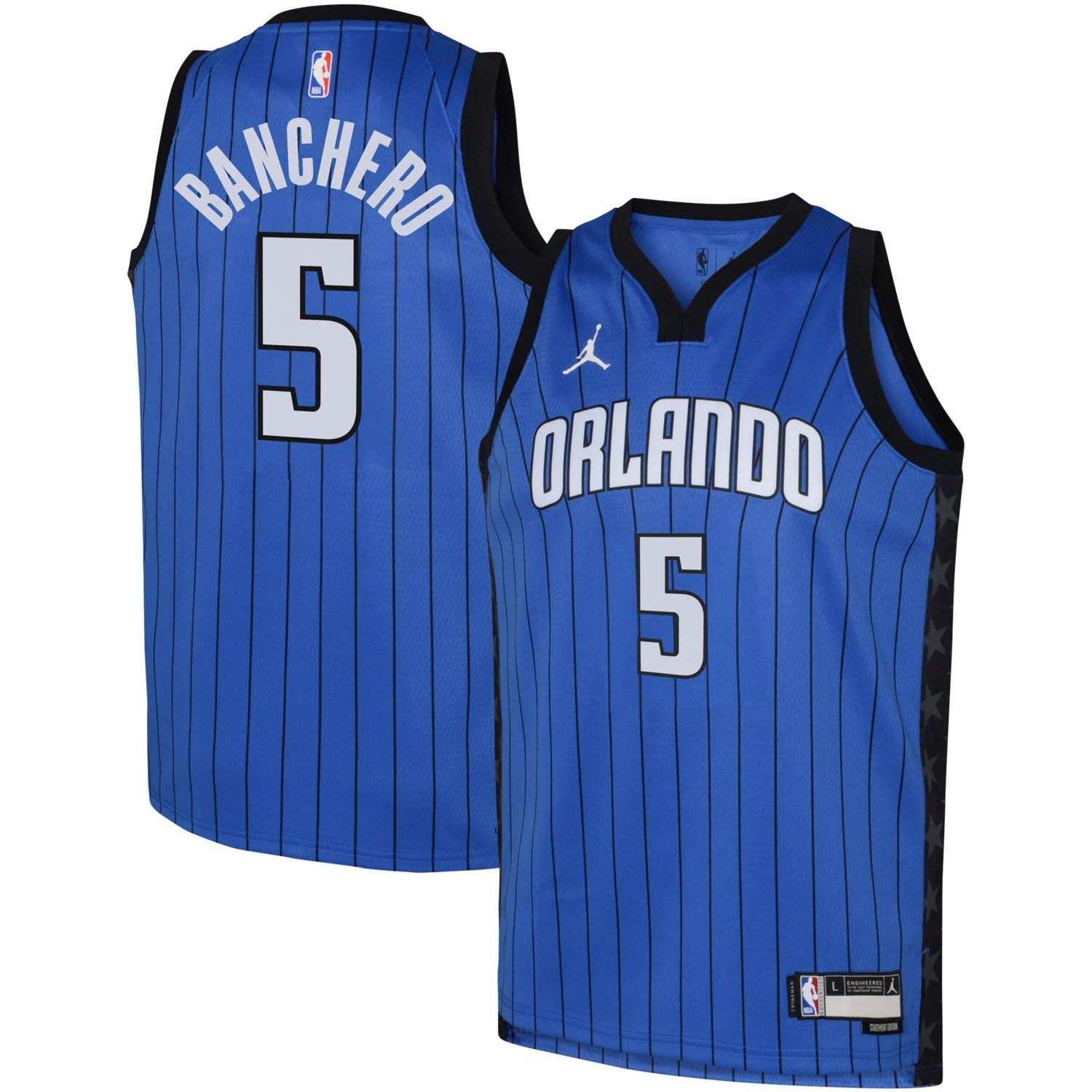 Youth Jordan Brand Paolo Banchero Orlando Magic Swingman Jersey - Statement