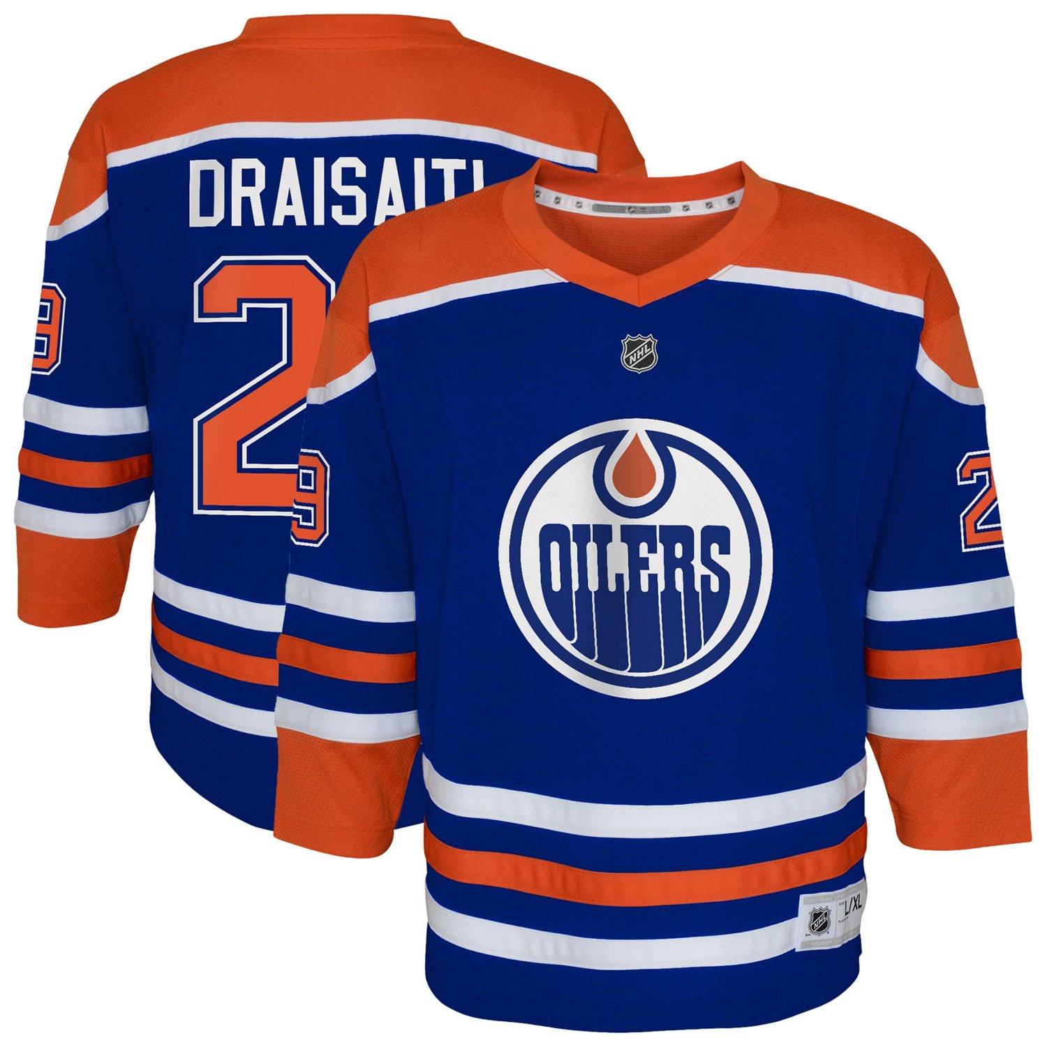 Youth Leon Draisaitl Edmonton Oilers Home Replica Player Jersey                                                                  - view number 1