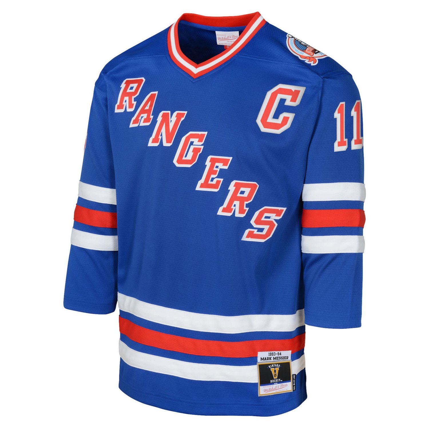 Youth Mark Messier New York Rangers Power Play 20 Player Jersey with Captain Patch                                               - view number 2