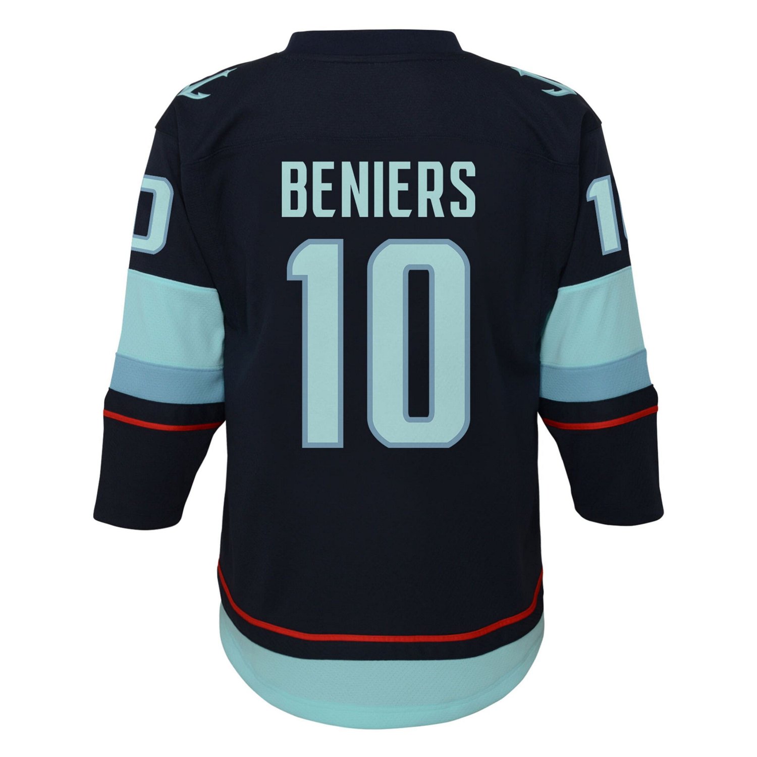 Youth Matty Beniers Seattle Kraken Alternate Replica Player Jersey - view number 3