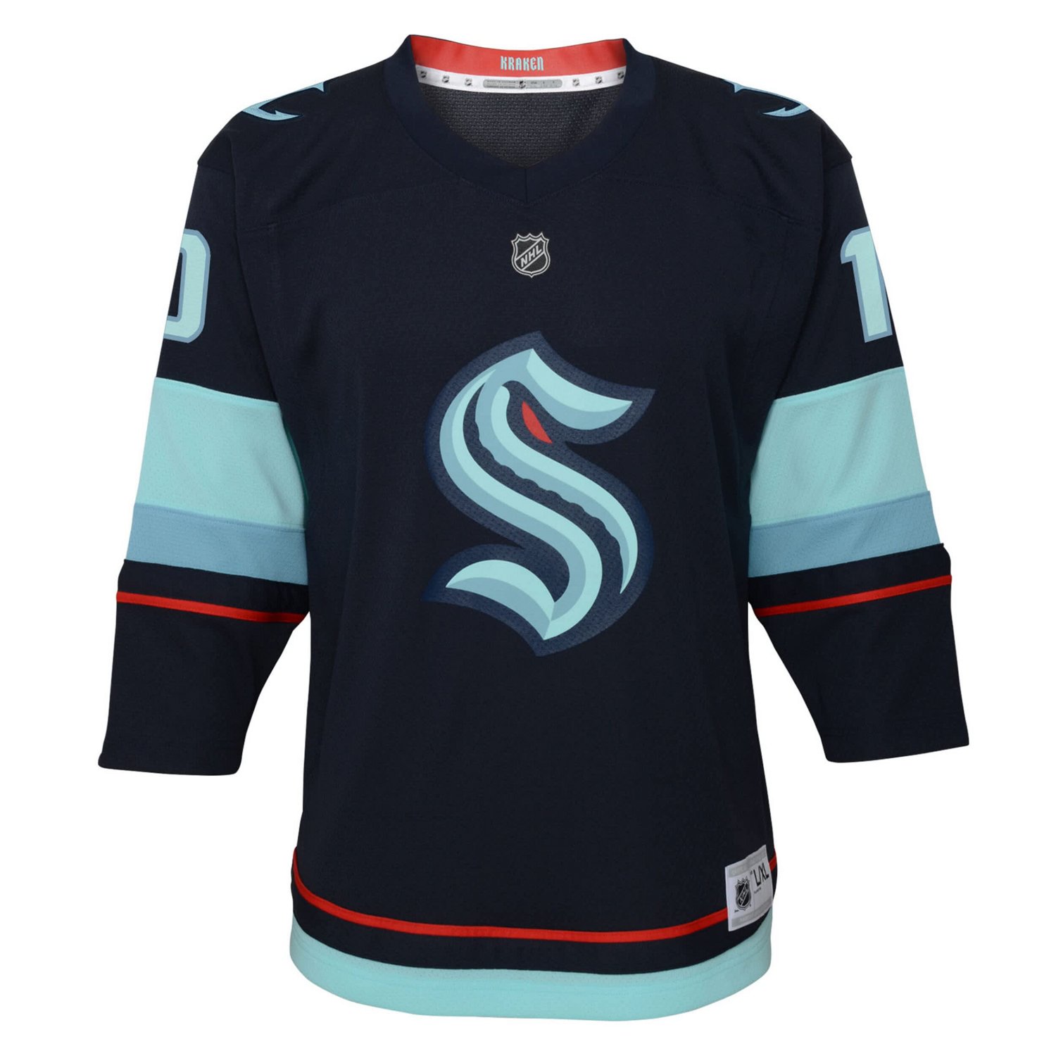 Youth Matty Beniers Seattle Kraken Alternate Replica Player Jersey - view number 2