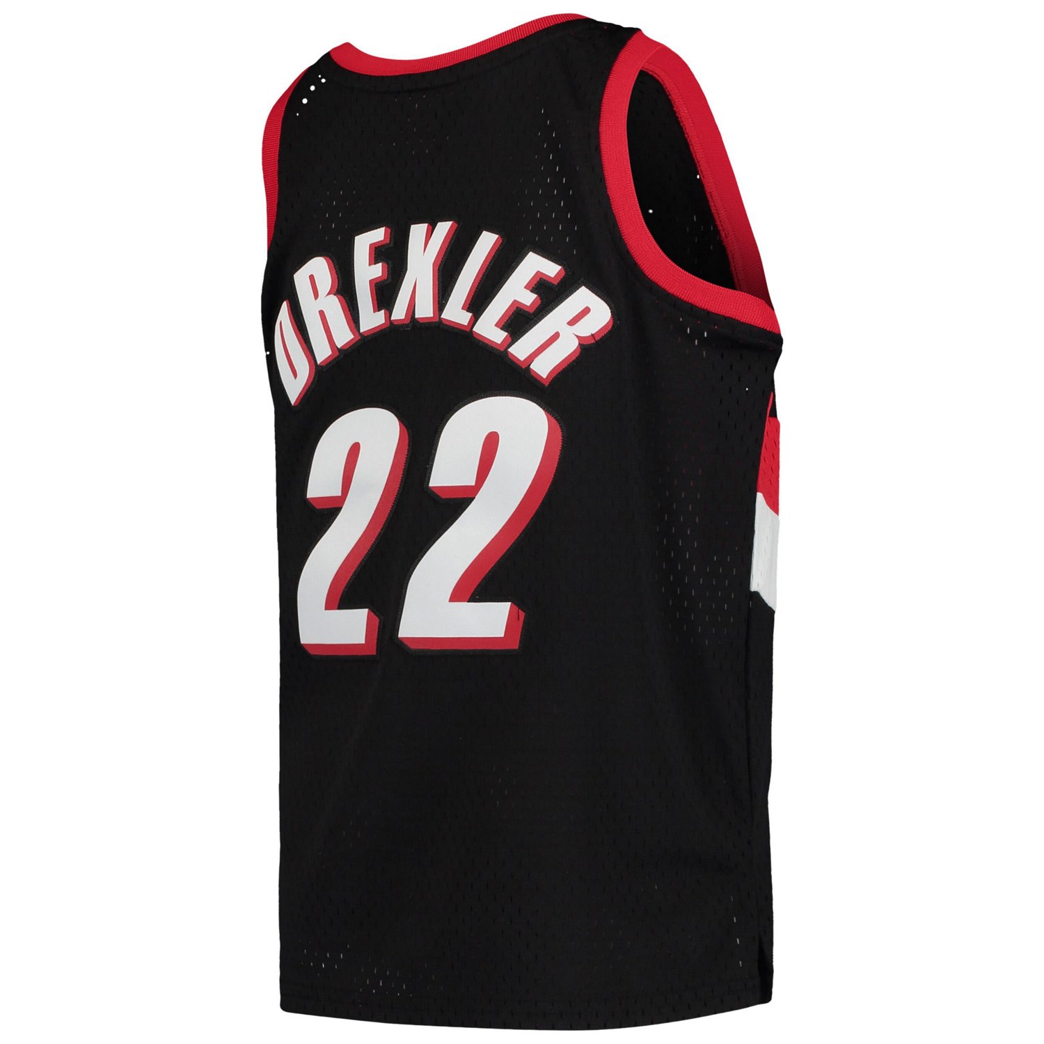 Youth Mitchell  Ness Clyde Drexler Portland Trail Blazers 1991/92 Hardwood Classics Swingman Jersey                              - view number 3