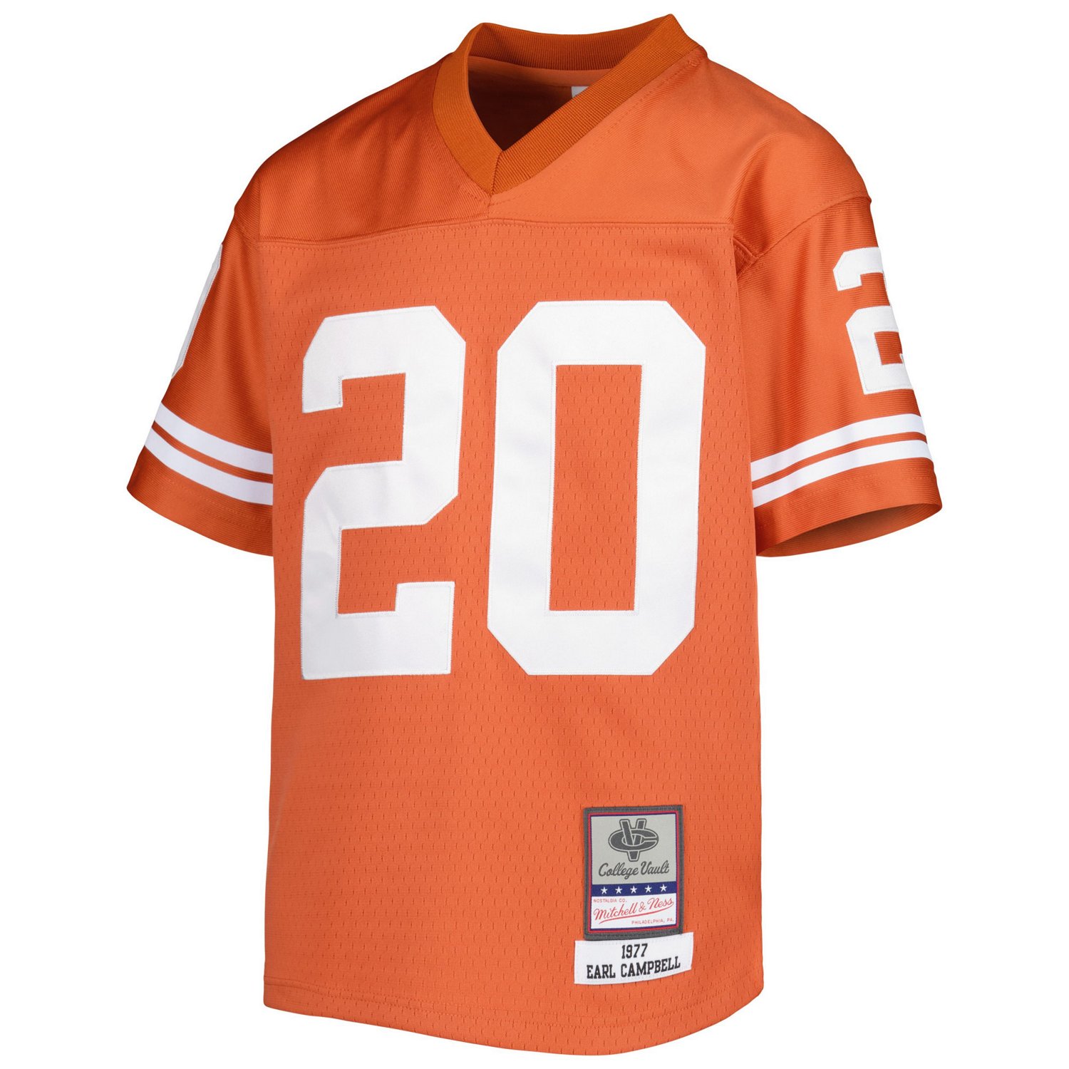 Youth Mitchell  Ness Earl Campbell Texas Texas Longhorns Throwback Jersey - view number 2