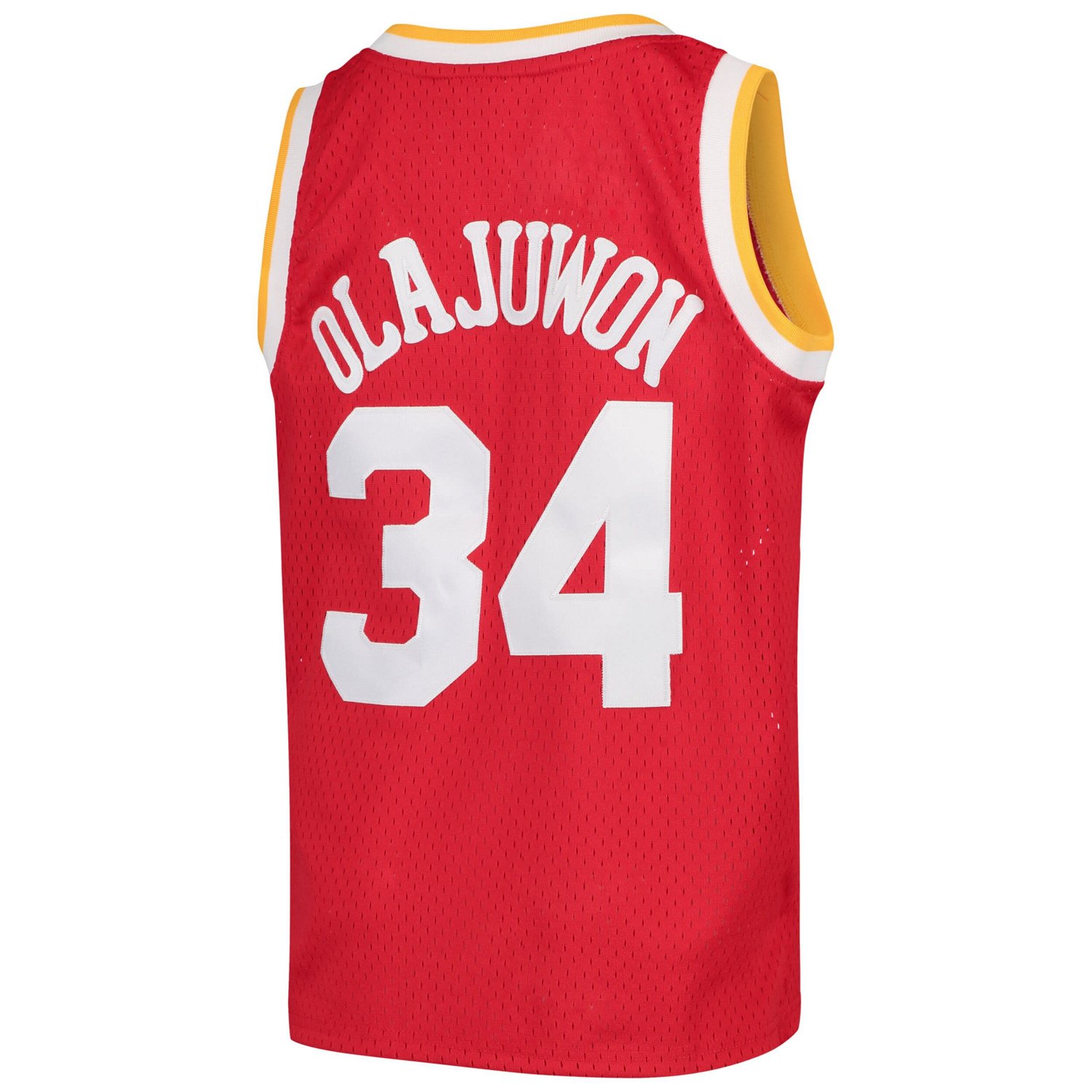 Youth Mitchell  Ness Hakeem Olajuwon Houston Rockets Swingman Throwback Jersey                                                   - view number 3