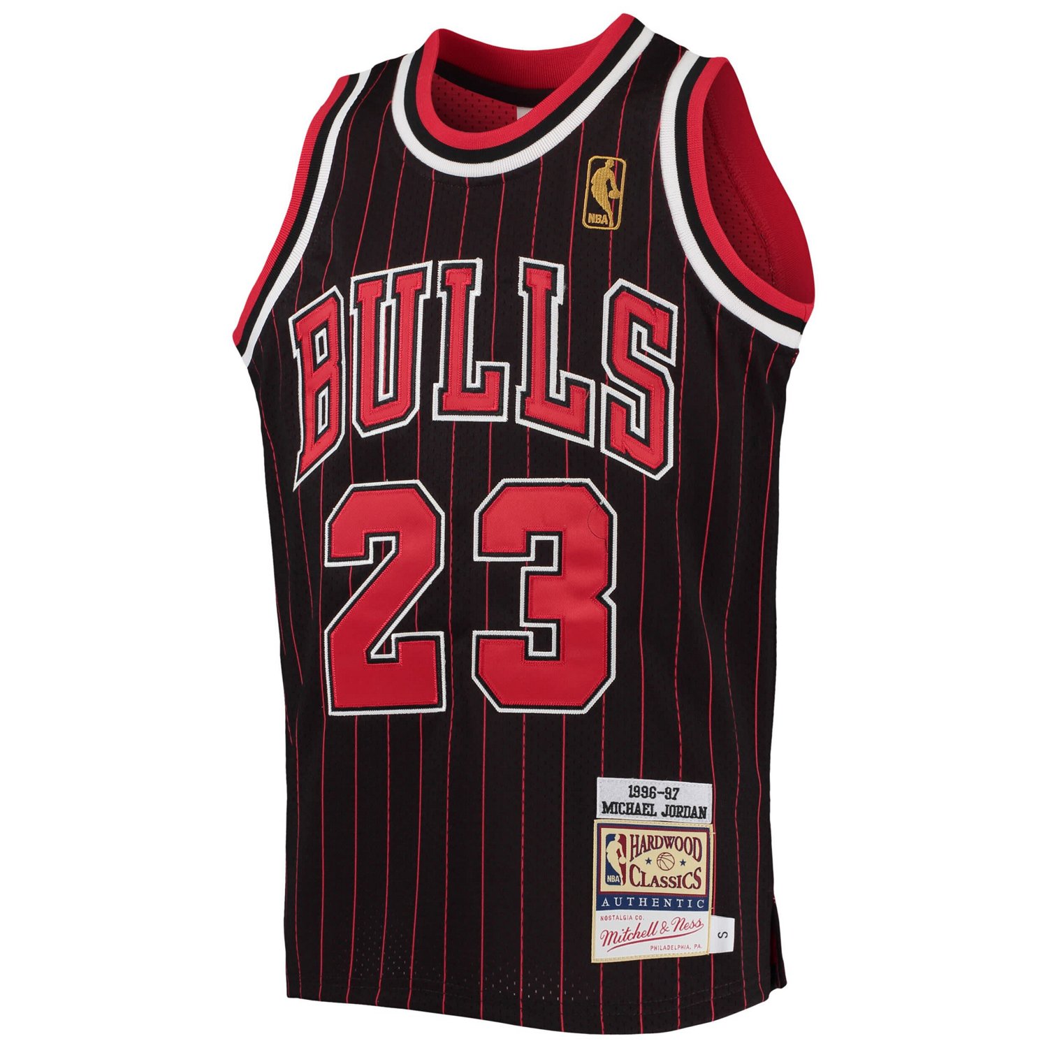 Youth Mitchell  Ness Michael Jordan /Red Chicago Bulls 1996-97 Hardwood Classics Authentic Jersey - view number 2