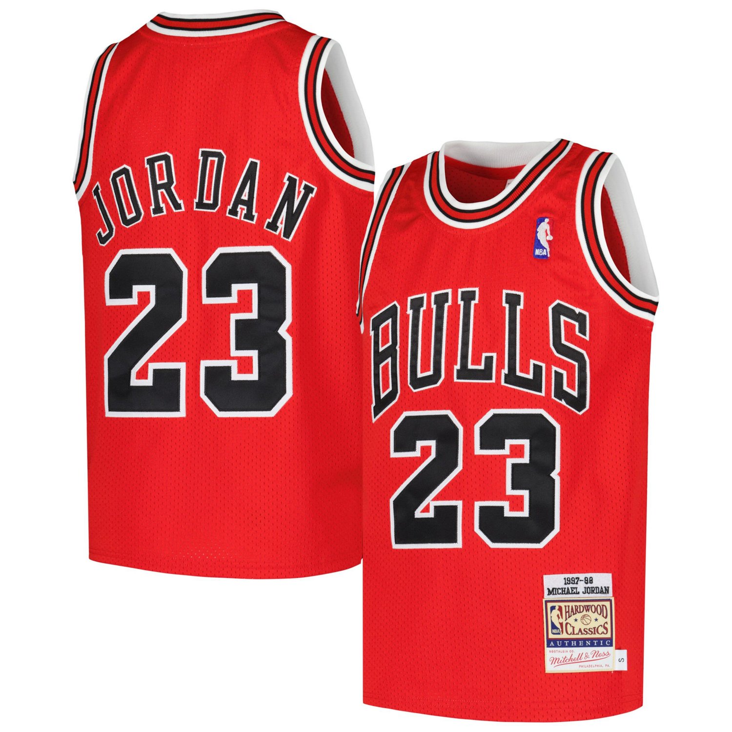 Youth Mitchell  Ness Michael Jordan Chicago Bulls Hardwood Classics 1997/98 Authentic Jersey
