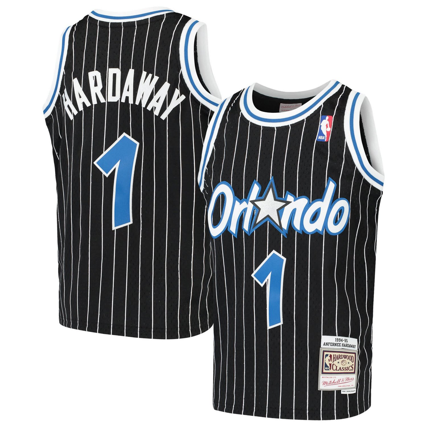 Youth Mitchell  Ness Penny Hardaway Orlando Magic Hardwood Classics Swingman Throwback Jersey