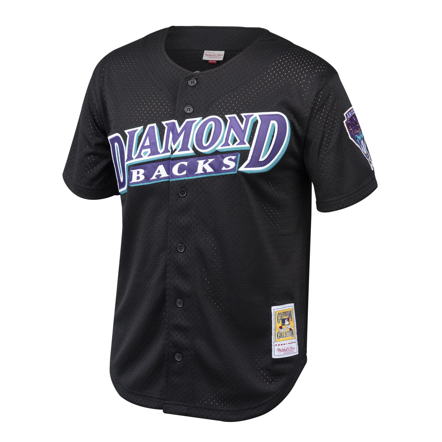 Youth Mitchell  Ness Randy Johnson Arizona Diamondbacks Cooperstown Collection Mesh Batting Practice Jersey