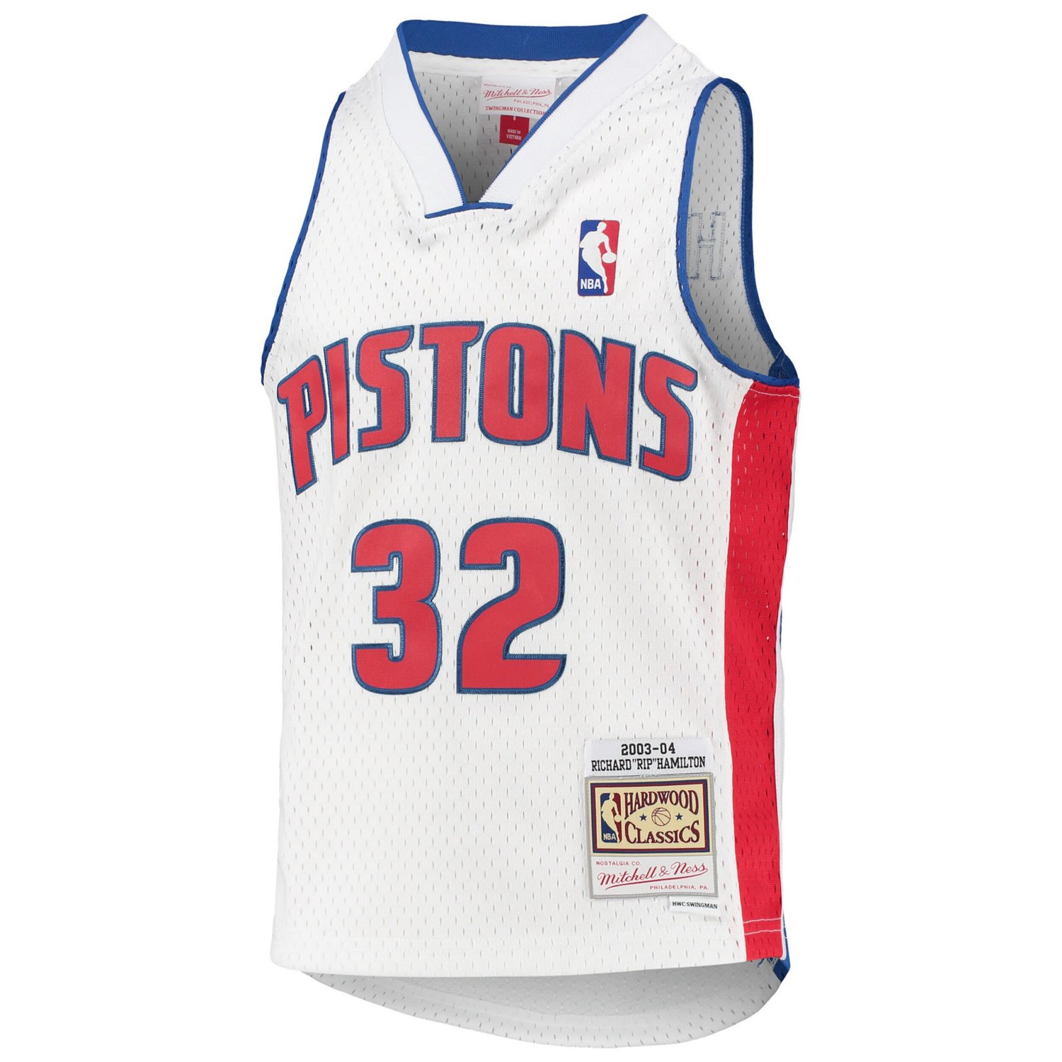 Youth Mitchell  Ness Richard Hamilton Detroit Pistons 2003/04 Hardwood Classics Swingman Jersey                                  - view number 2