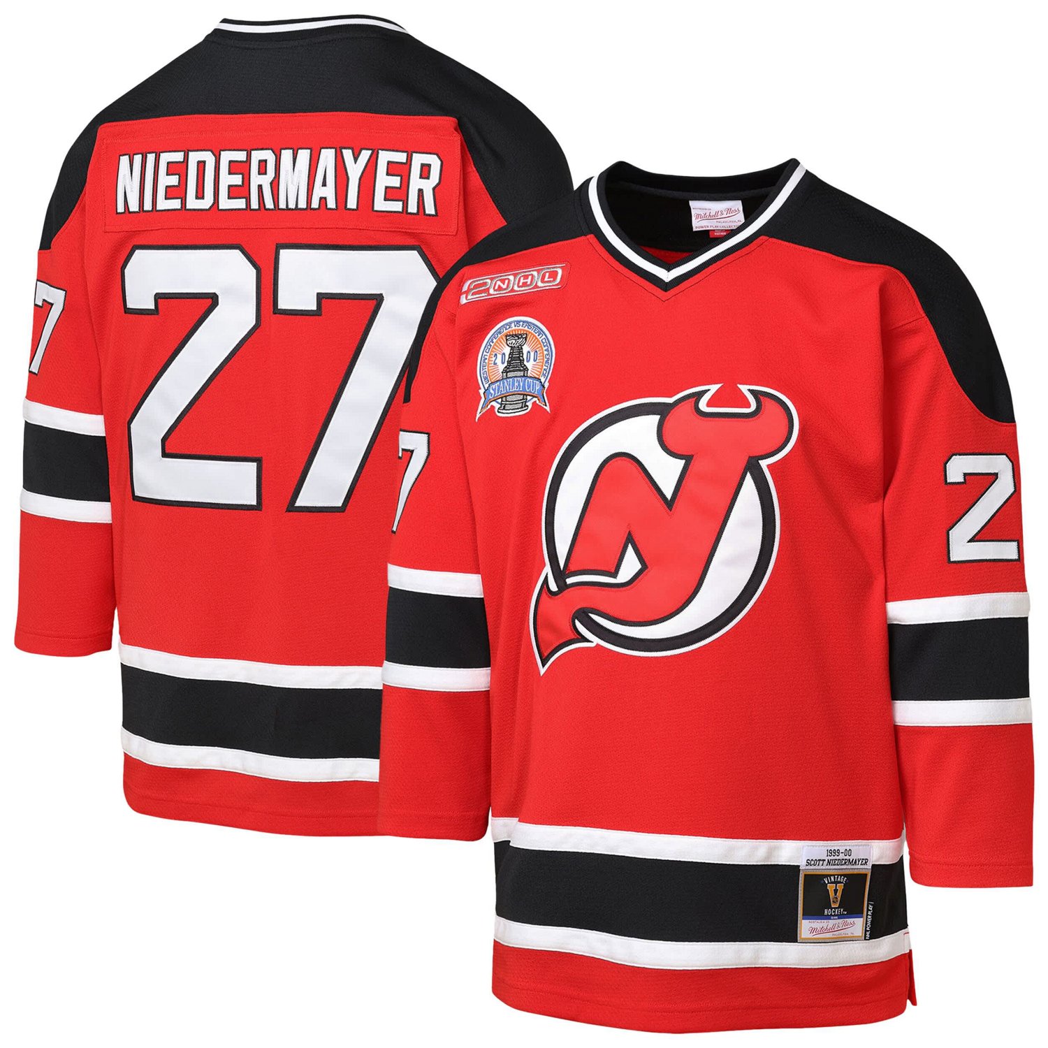Youth Mitchell  Ness Scott Niedermayer New Jersey Devils 1999 00 Blue Line Player Jersey                                         - view number 1