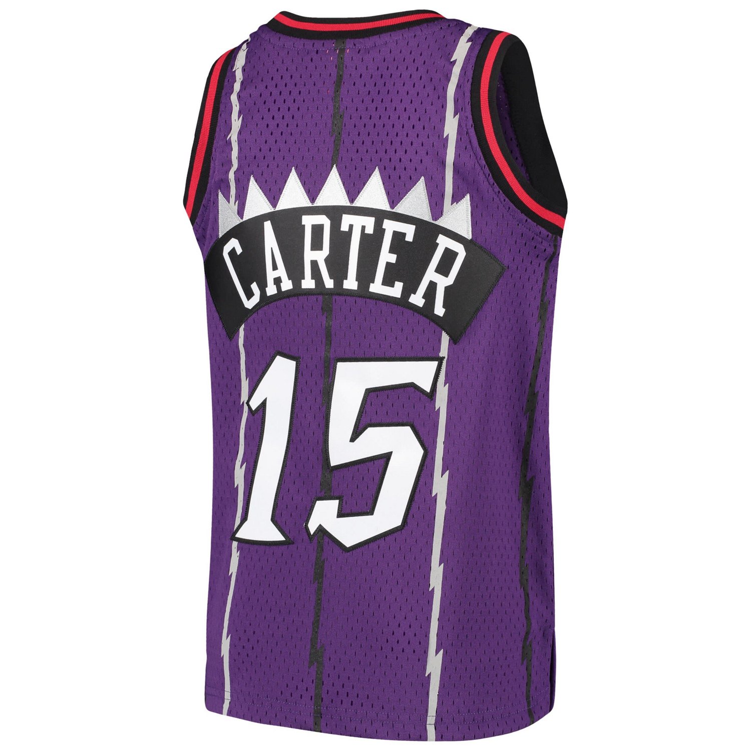 Youth Mitchell  Ness Vince Carter Toronto Raptors 1998/99 Hardwood Classics Swingman Throwback Jersey                            - view number 3