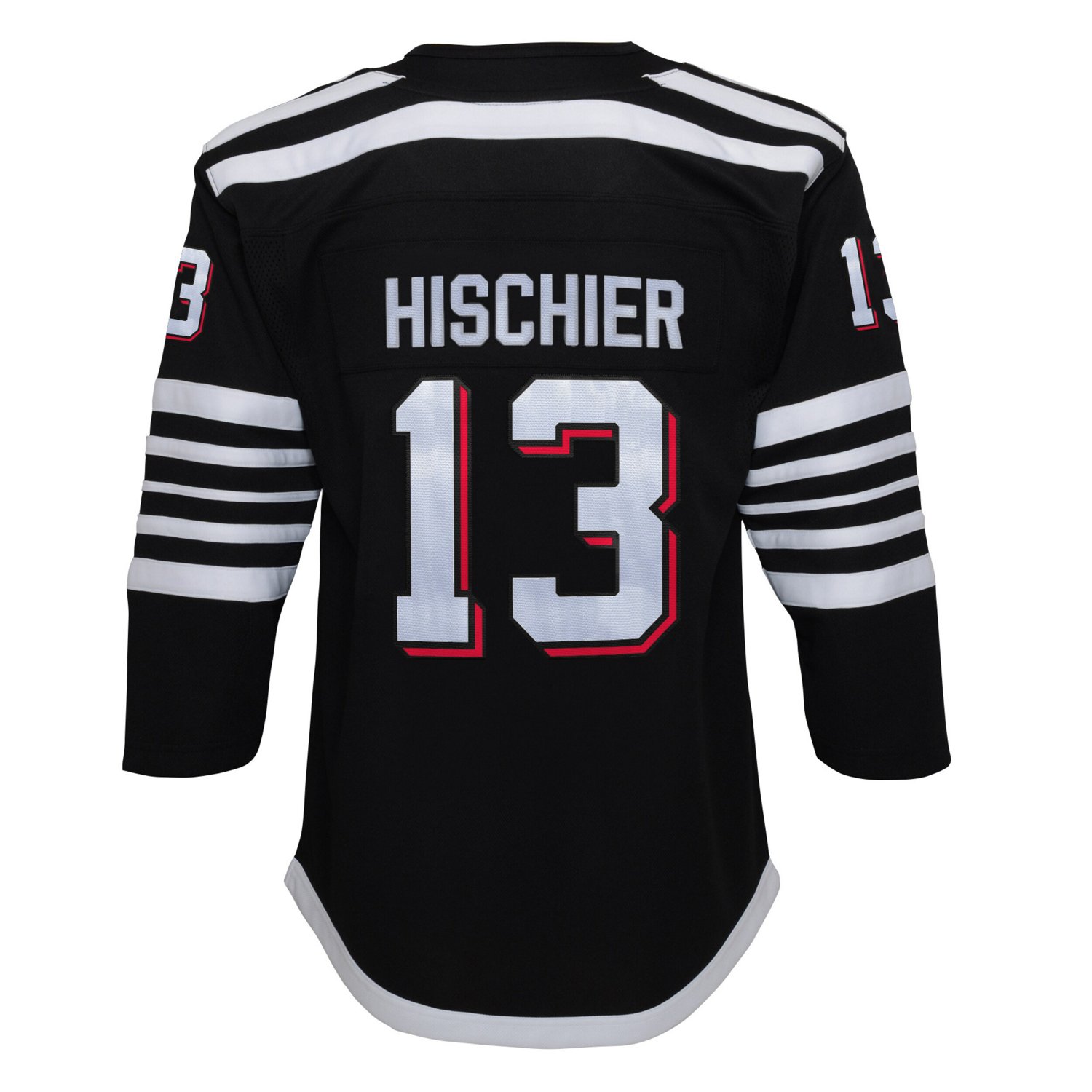 Youth Nico Hischier New Jersey Devils 2021 22 Alternate Premier Player Jersey - view number 3