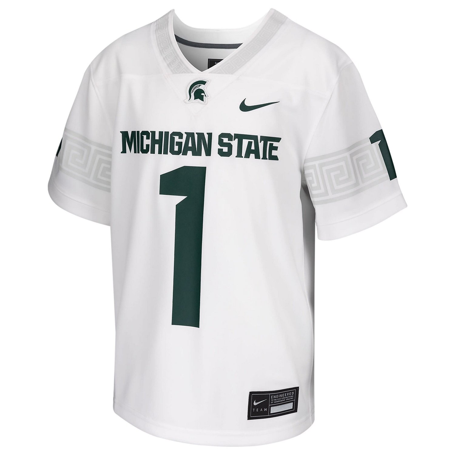 Youth Nike  Michigan State Spartans Football Game Jersey                                                                         - view number 2