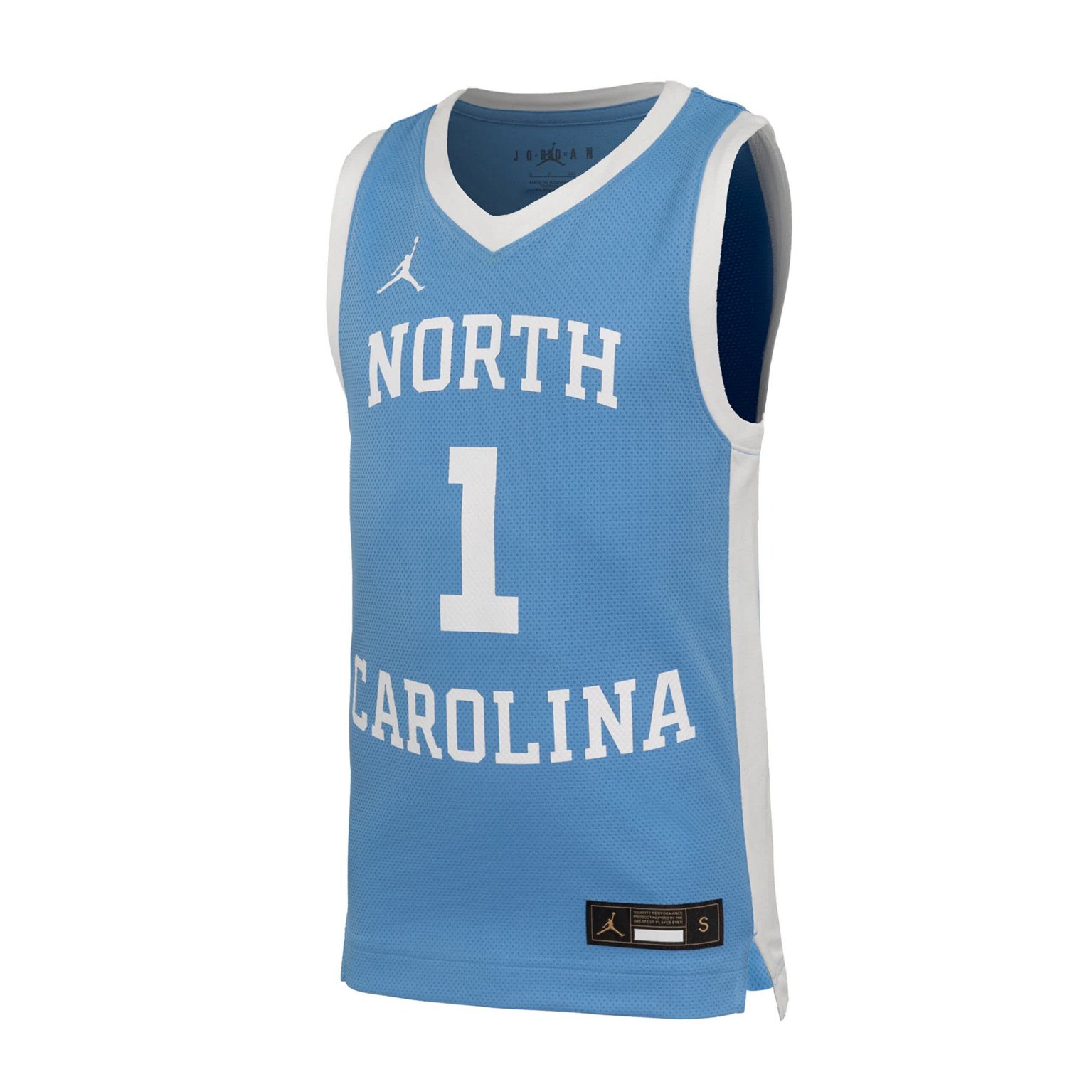 Youth Nike 1 Carolina North Carolina Tar Heels Retro Replica Basketball Jersey - view number 2