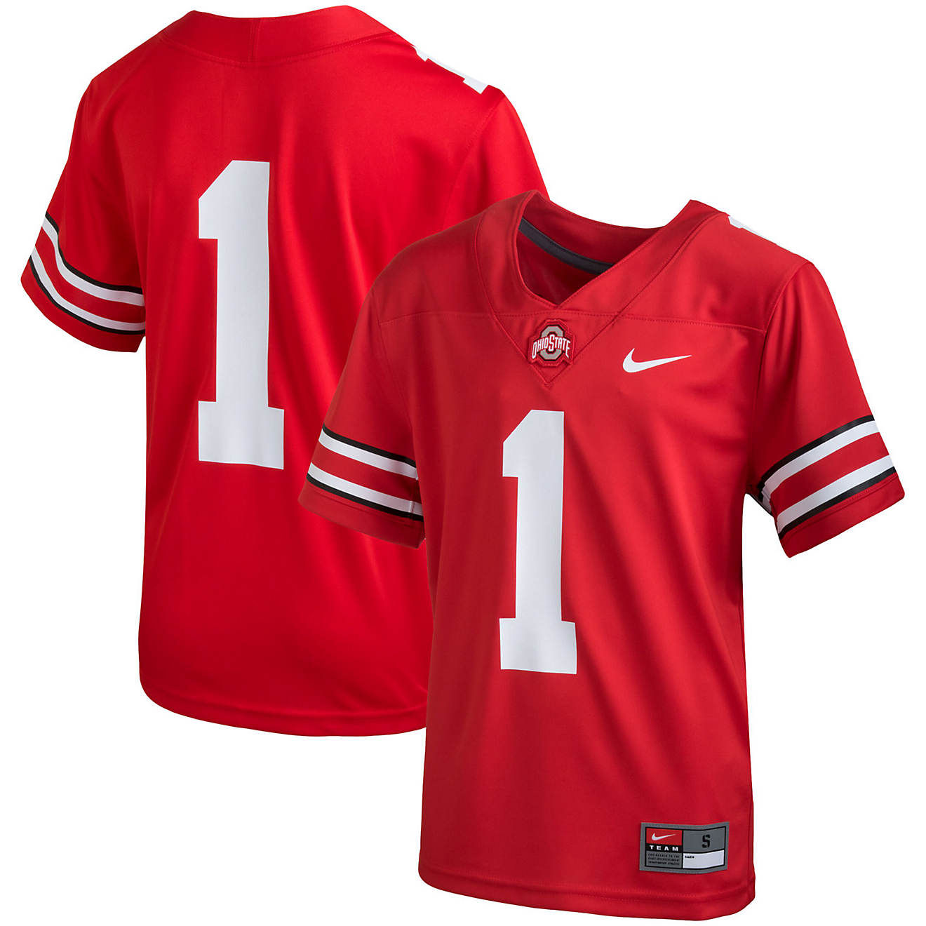 Youth Nike 1 Ohio State Buckeyes Team Replica Football Jersey                                                                    - view number 1