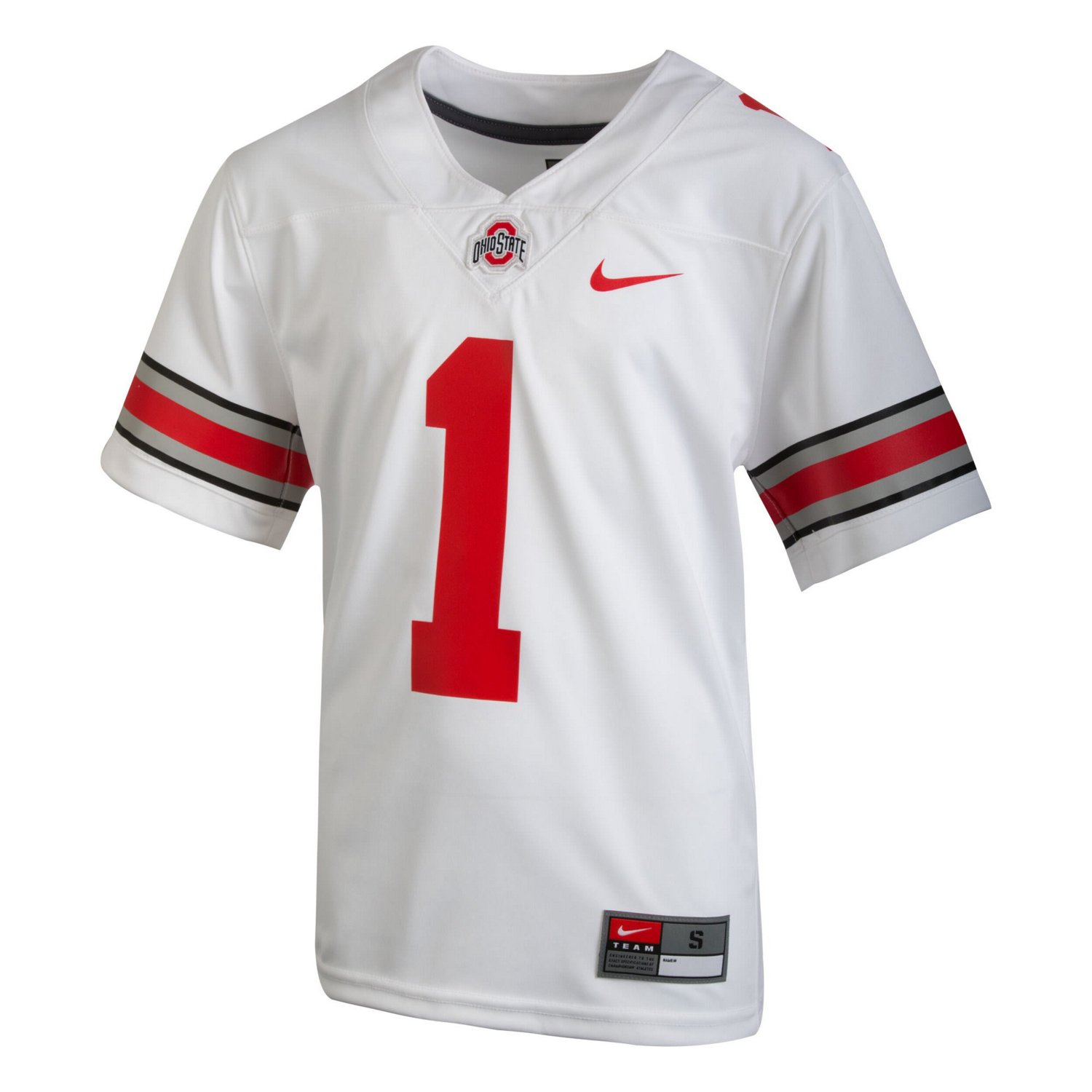 Youth Nike 1 Ohio State Buckeyes Team Replica Football Jersey - view number 2
