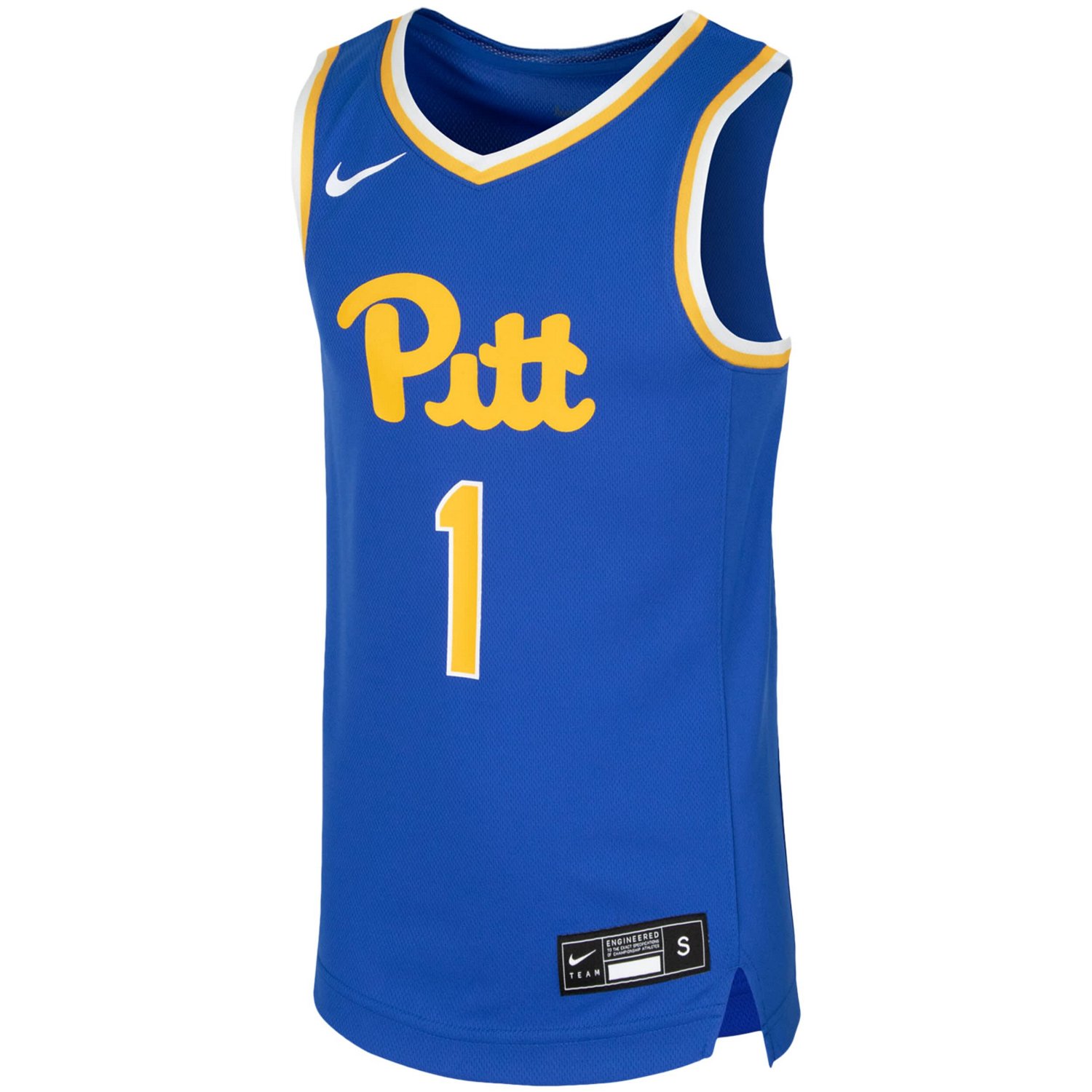 Youth Nike 1 Pitt Panthers Replica Team Basketball Jersey - view number 2