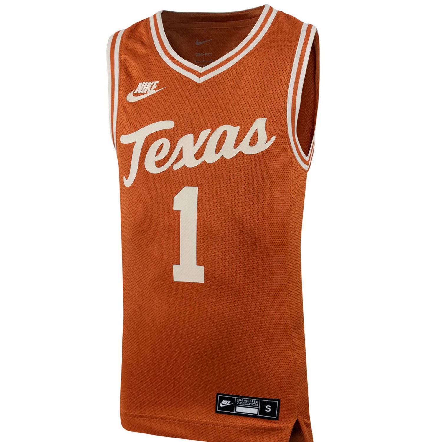Youth Nike 1 Texas Texas Longhorns Icon Replica Basketball Jersey - view number 2