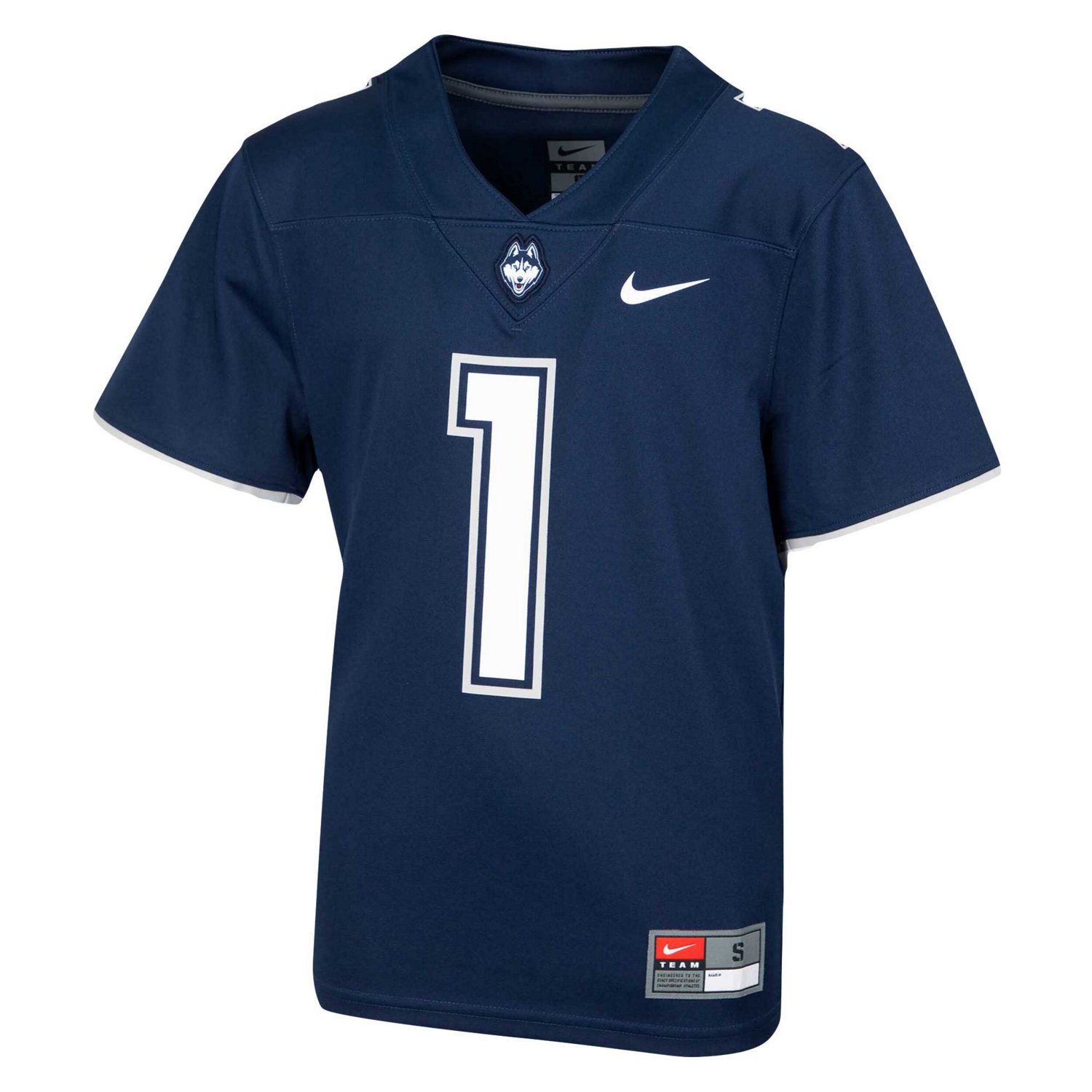 Youth Nike 1 UConn Huskies 1st Armored Division Old Ironsides Untouchable Football Jersey                                        - view number 2