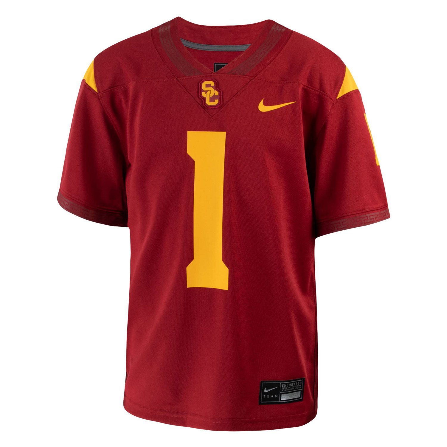 Youth Nike 1 USC Trojans 1st Armored Division Old Ironsides Untouchable Football Jersey                                          - view number 2