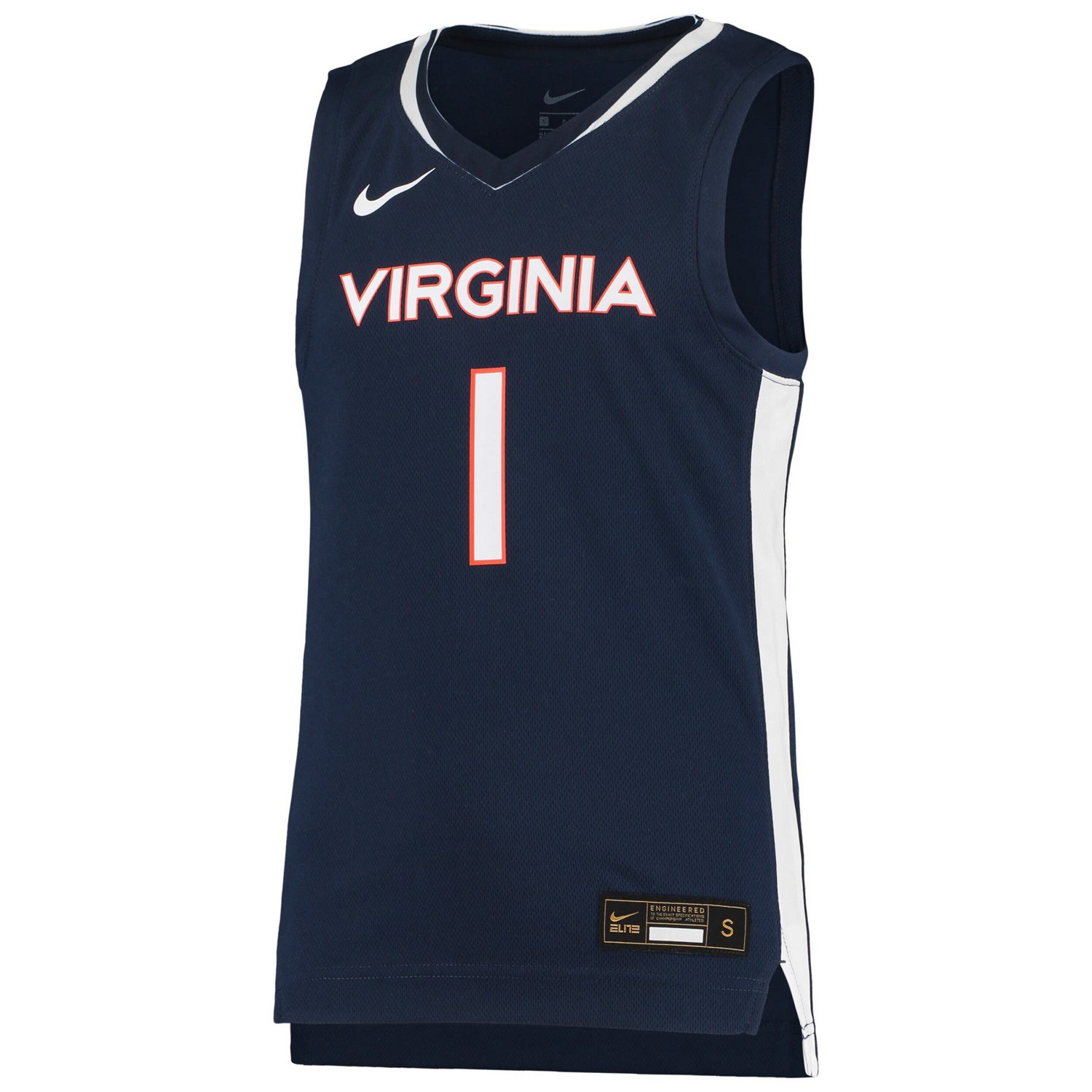 Youth Nike 1 Virginia Cavaliers Team Replica Basketball Jersey - view number 2