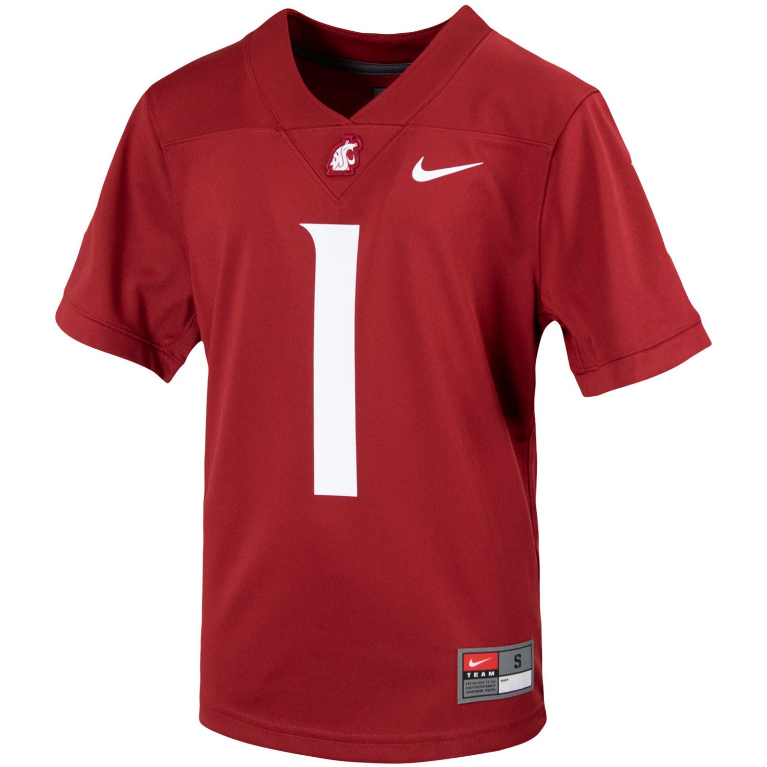 Youth Nike 1 Washington State Cougars Untouchable Football Jersey - view number 2