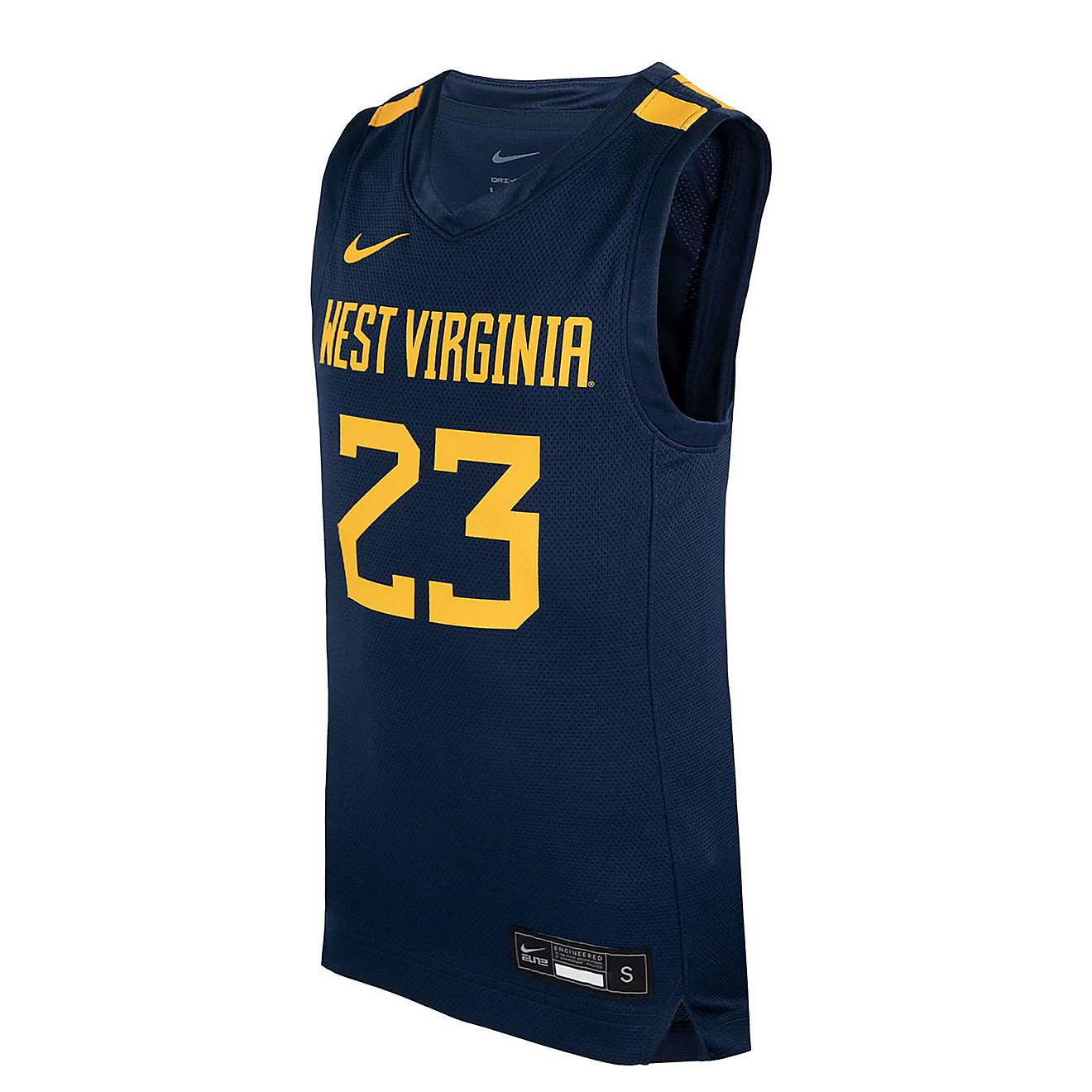 Youth Nike 23 West Virginia Mountaineers Icon Replica Basketball Jersey                                                          - view number 2