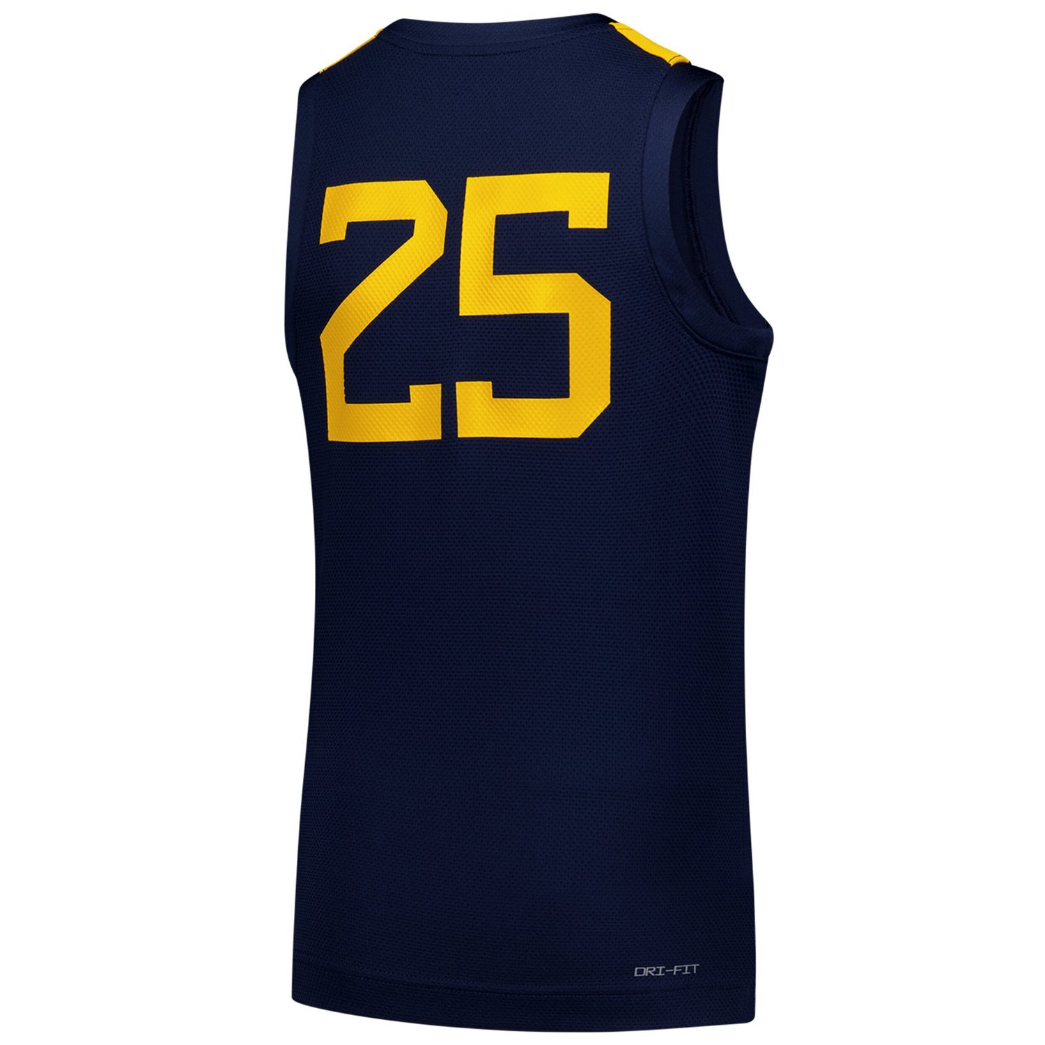 Youth Nike 25 West Virginia Mountaineers Replica Basketball Jersey - view number 3