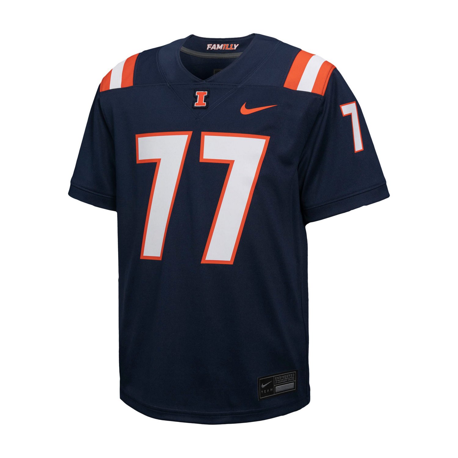 Youth Nike 50 Illinois Fighting Illini Untouchable Replica Game Jersey - view number 2