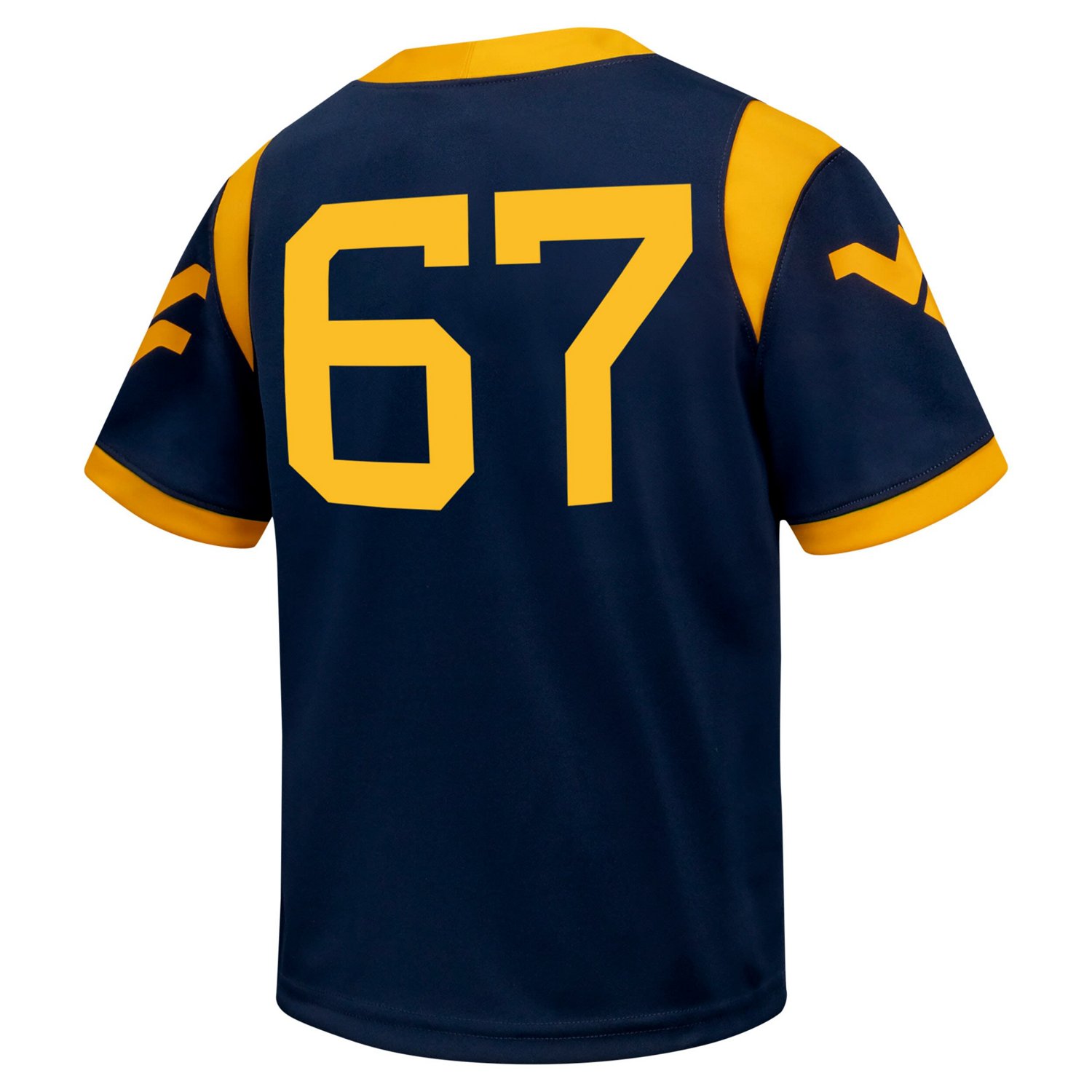 Youth Nike 67 West Virginia Mountaineers Alternate Game Jersey - view number 3