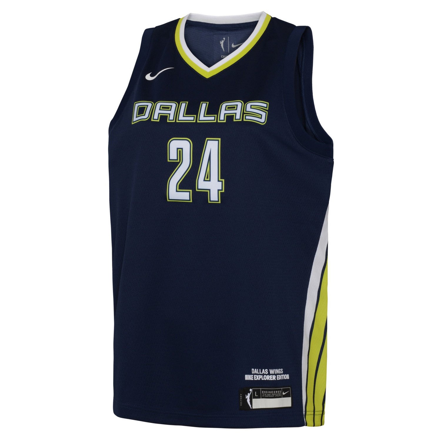 Youth Nike Arike Ogunbowale Dallas Wings 2021 Explorer Edition Victory Player Jersey - view number 2