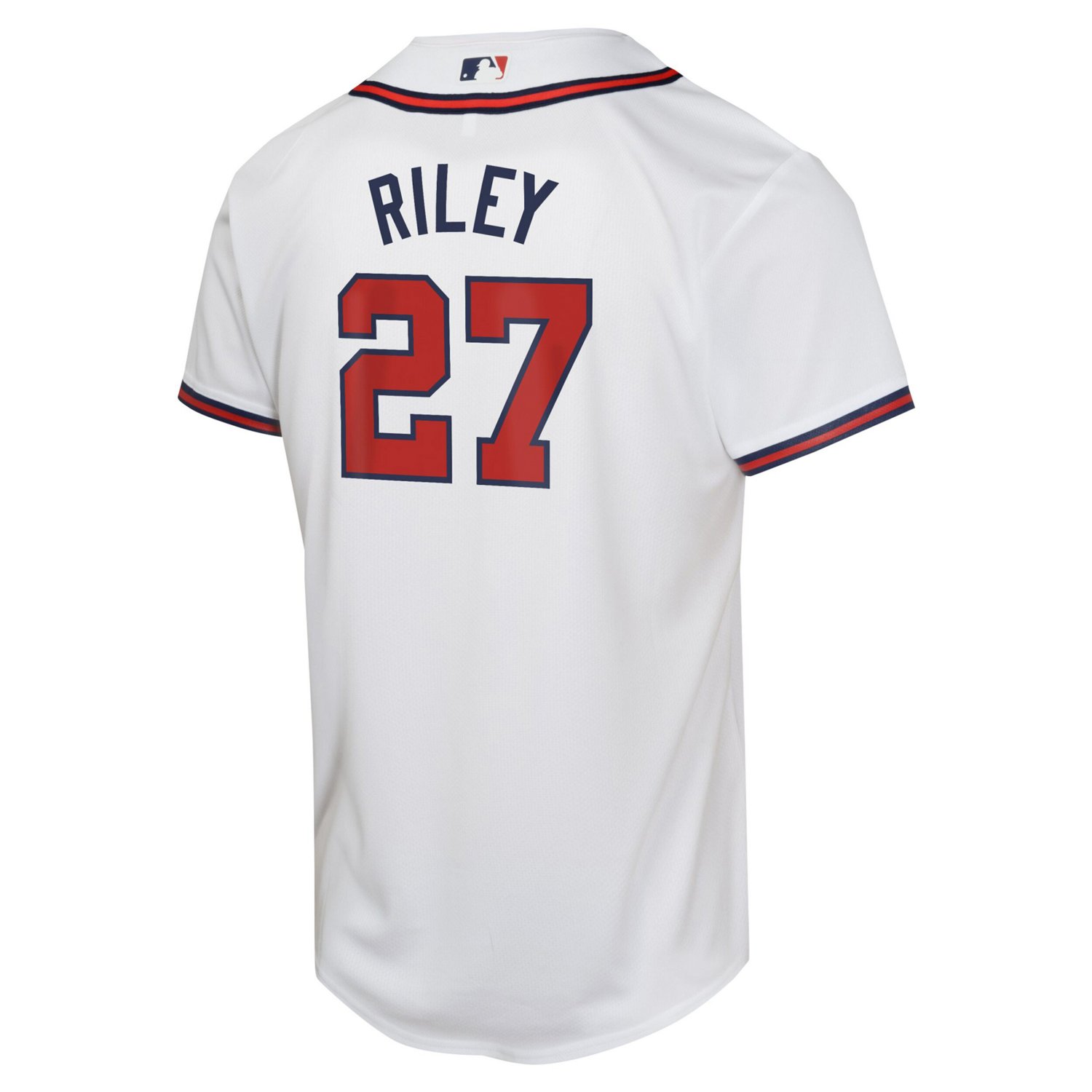 Youth Nike Austin Riley Atlanta Braves Home Game Player Jersey - view number 3