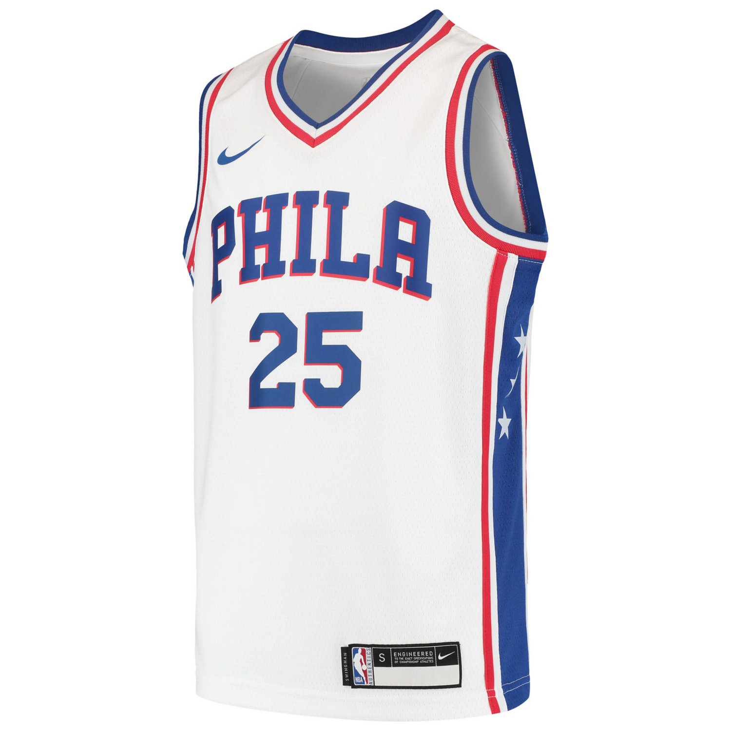 Youth Nike Ben Simmons Philadelphia 76ers Swingman Jersey - view number 2