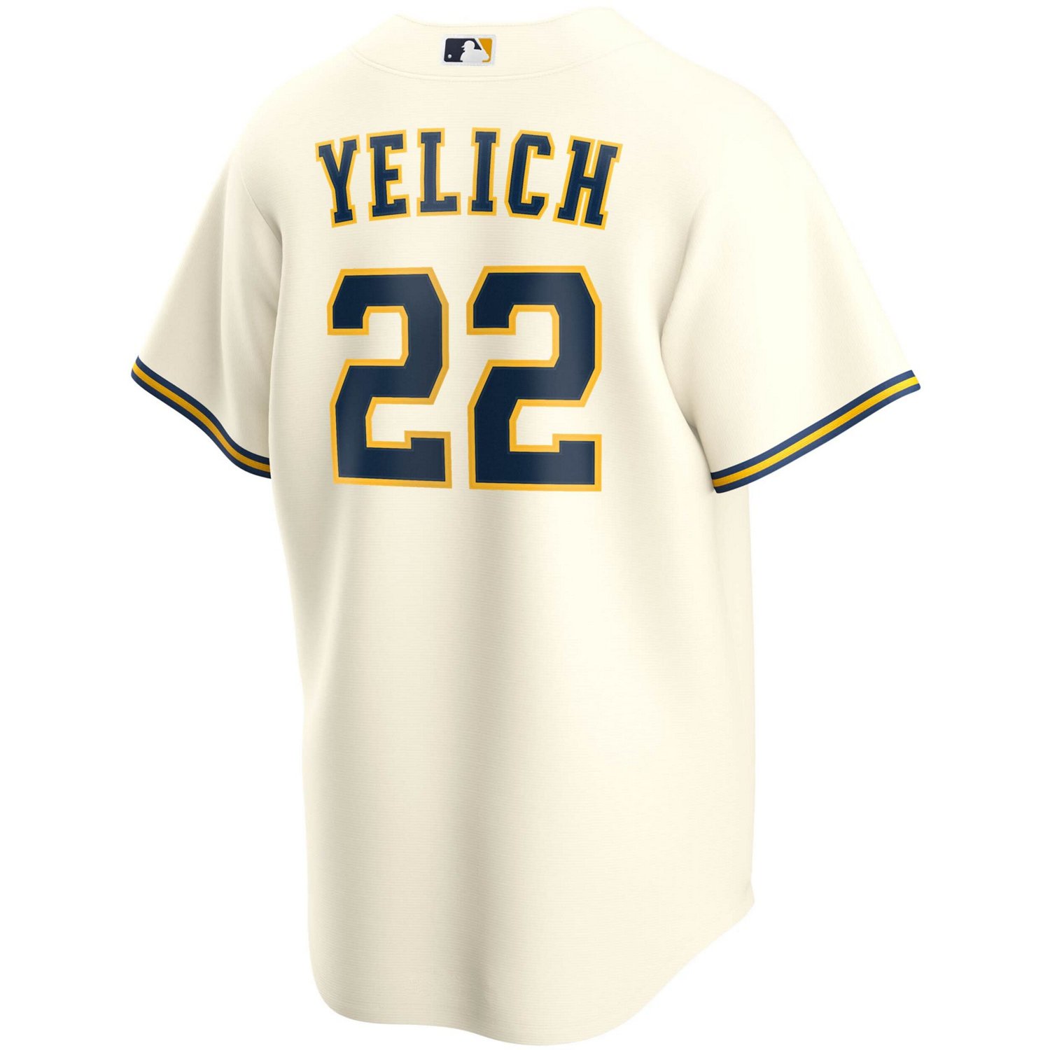 Youth Nike Christian Yelich Milwaukee Brewers Alternate Replica Player Jersey - view number 3