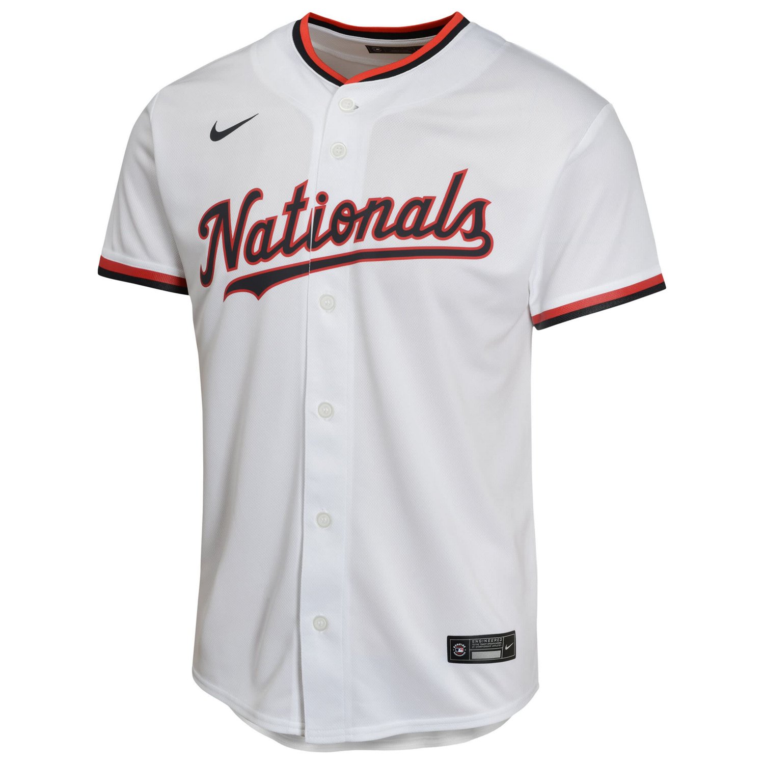 Youth Nike CJ Abrams Washington Nationals Home Game Player Jersey                                                                - view number 2