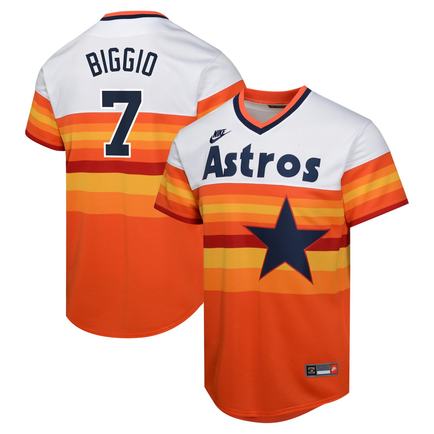 Youth Nike Craig Biggio Houston Astros Cooperstown Collection Limited Player Jersey
